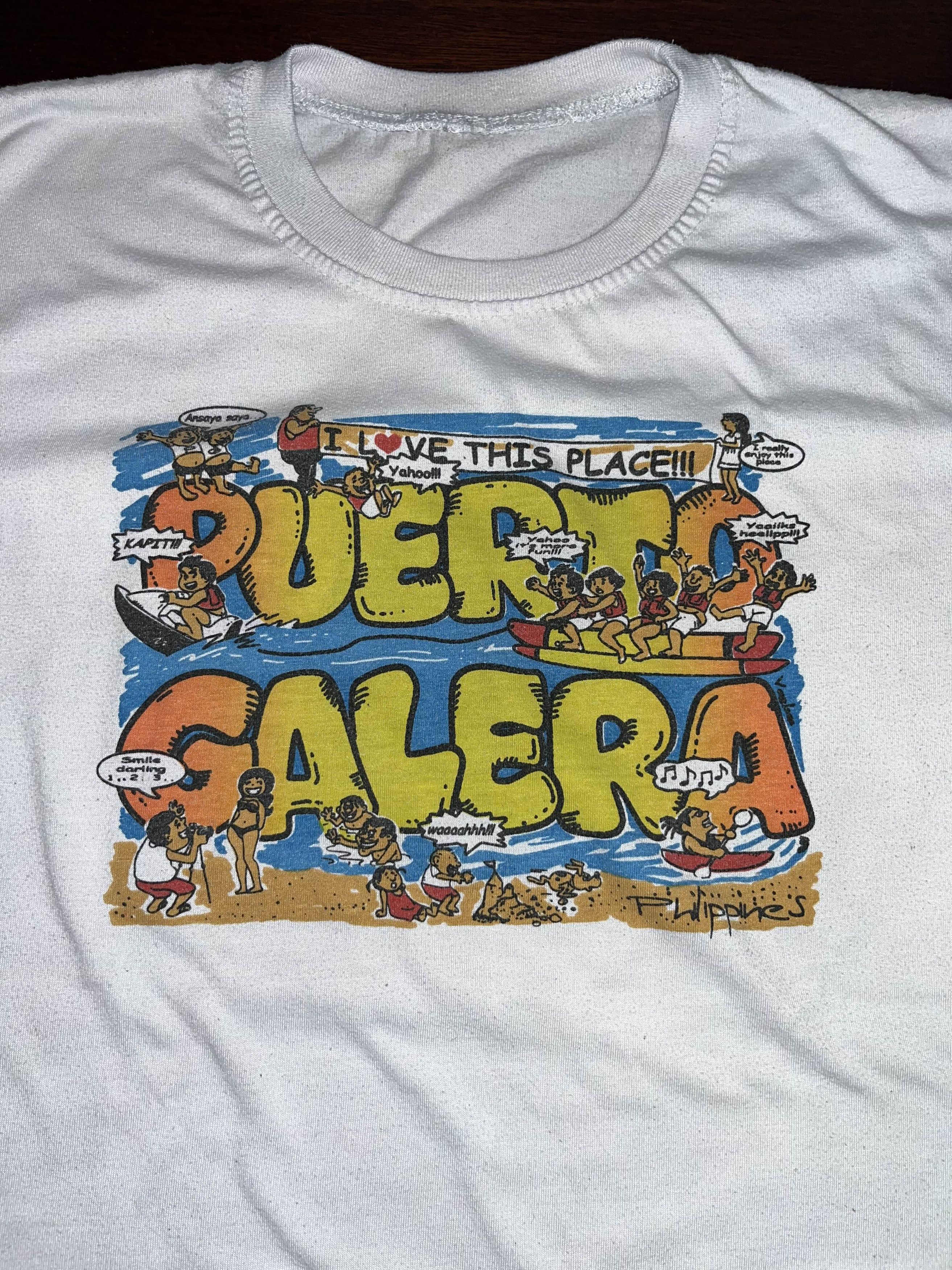 Band Tees × Vintage Y2K Philippines Puerto Galera Tourist Tee Size US M / EU 48-50 / 2 - 2 Thumbnail