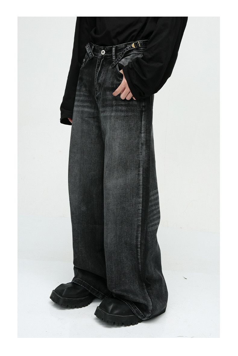 Japanese Brand American high street cool straight loose jeans Size US 34 / EU 50 - 3 Thumbnail