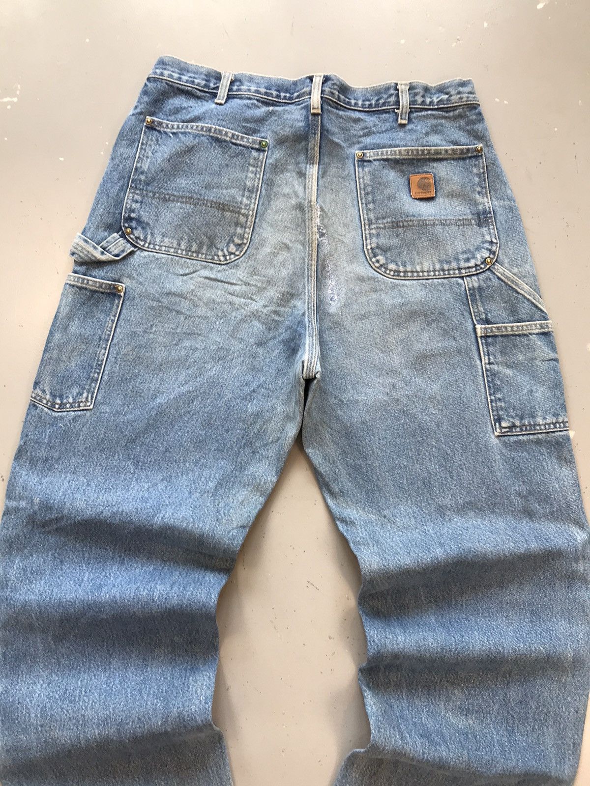 Carhartt Vintage Carhartt B73 DST Double knee denim Size US 36 / EU 52 - 8 Thumbnail