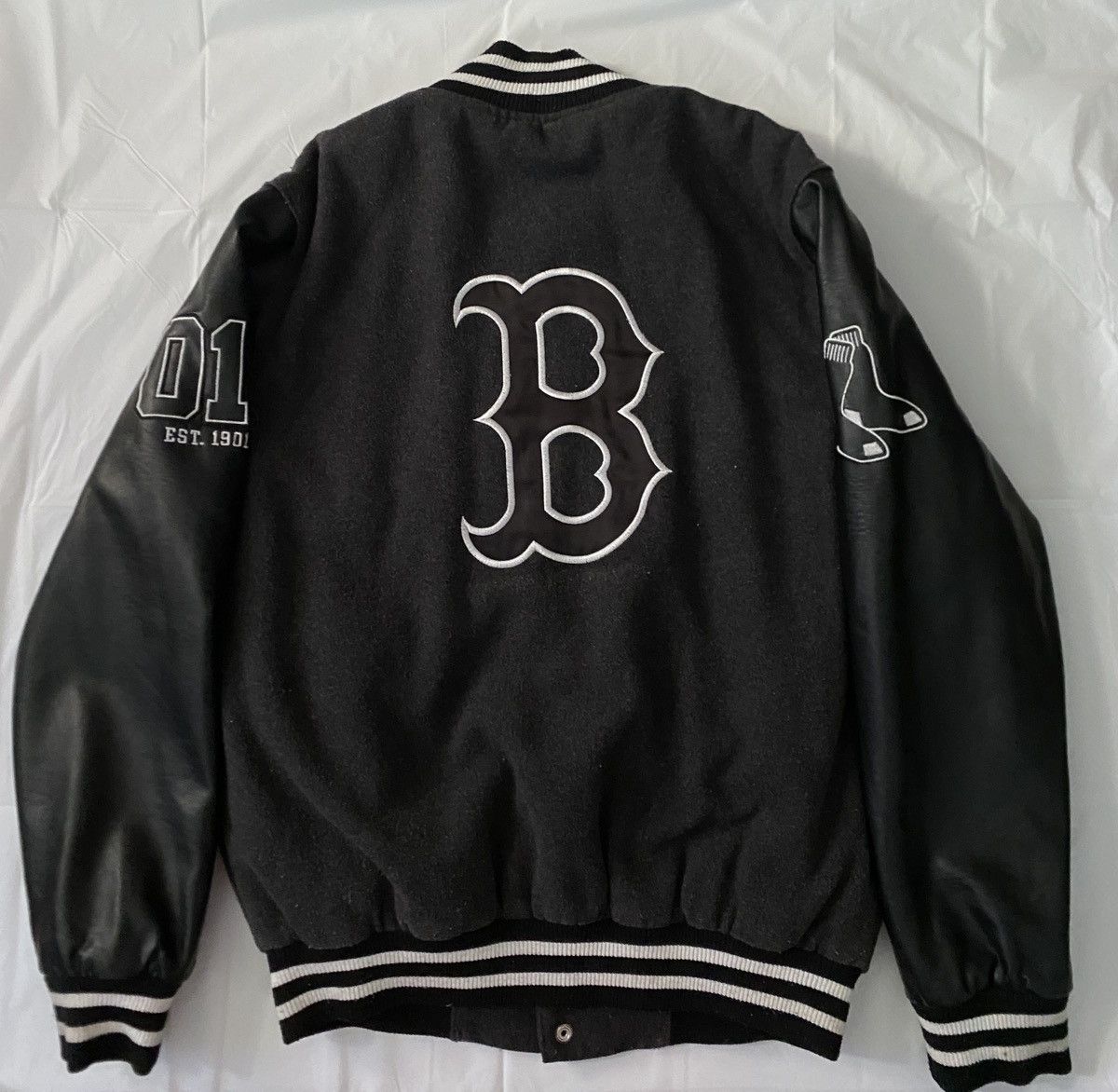 MLB Boston🅱️ Red Sox🧦Varsity Jacket Size US M / EU 48-50 / 2 - 2 Thumbnail