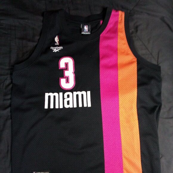 Reebok Vintage Reebok Hardwood Classics Miami Heat Throwback Jersey Size US XL / EU 56 / 4 - 2 Thumbnail