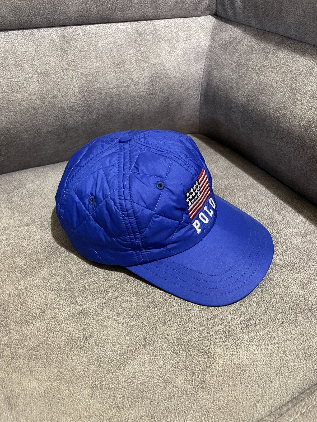 Polo Ralph Lauren × Vintage Vintage Polo Sport USA Flag Cap Size ONE SIZE - 7 Thumbnail