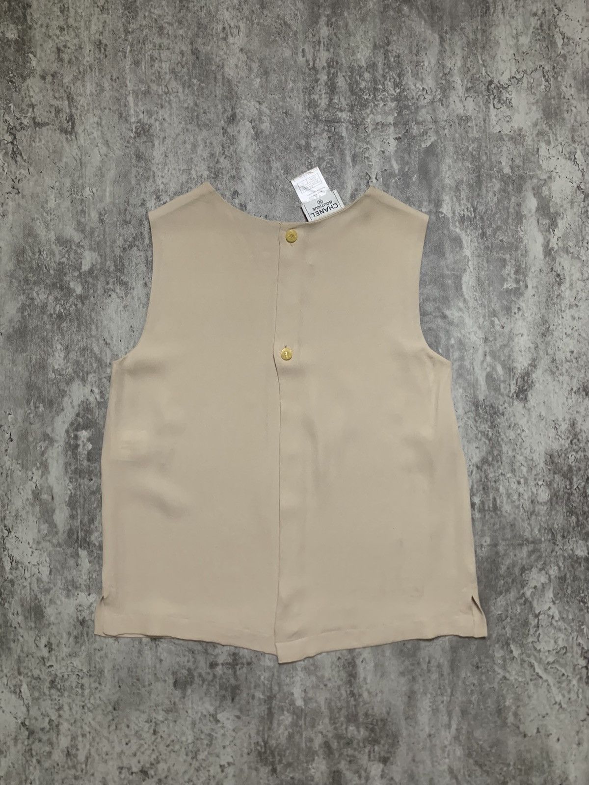 Chanel Vintage 1999 Chanel Sleevless Blouse Shell Size S / US 4 / IT 40 - 3 Thumbnail