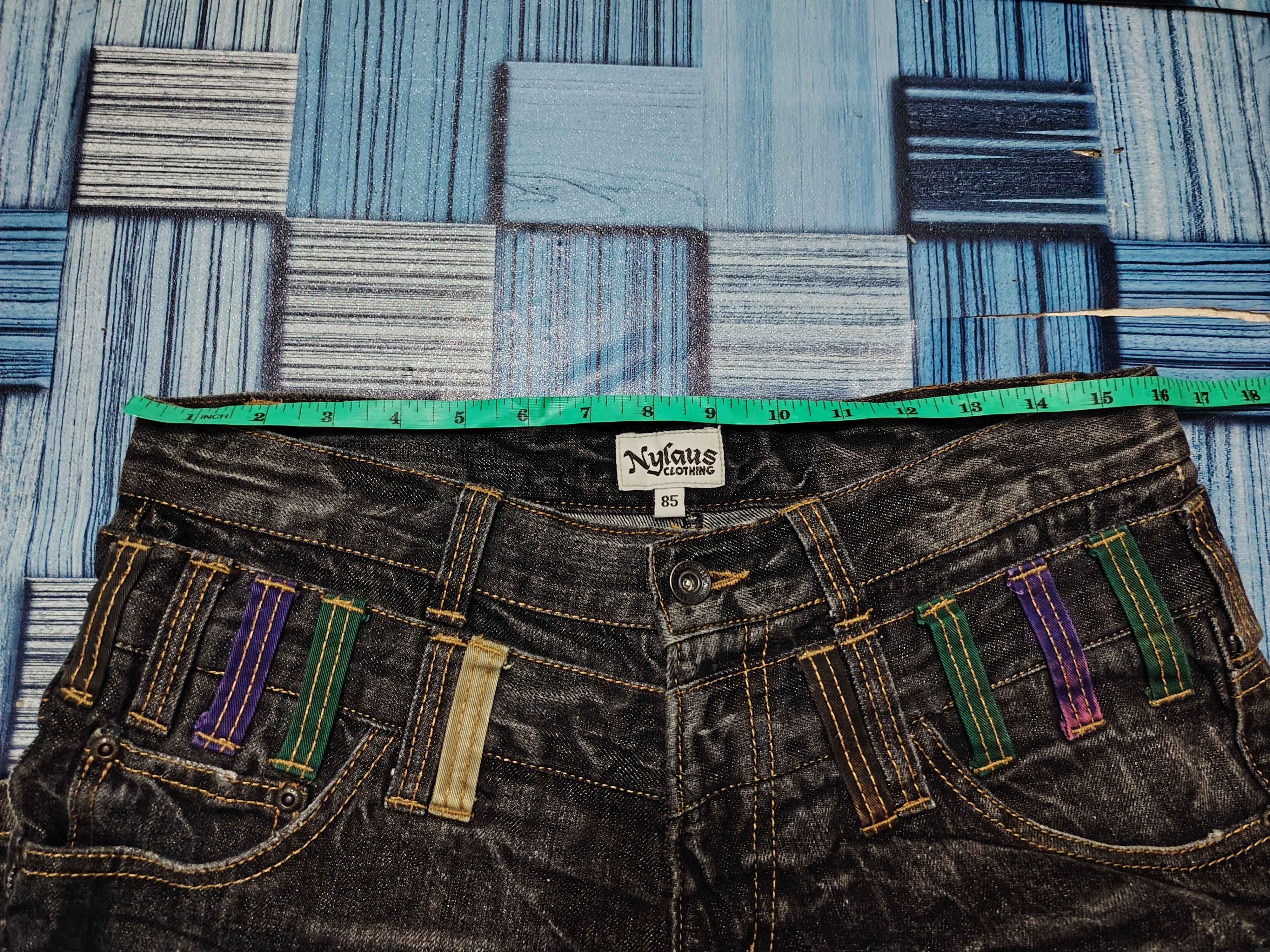 Who Decides War Double Waist Japanese Nylaus Clothing Mudwash Clawmark Sick Size US 32 / EU 48 - 18 Thumbnail