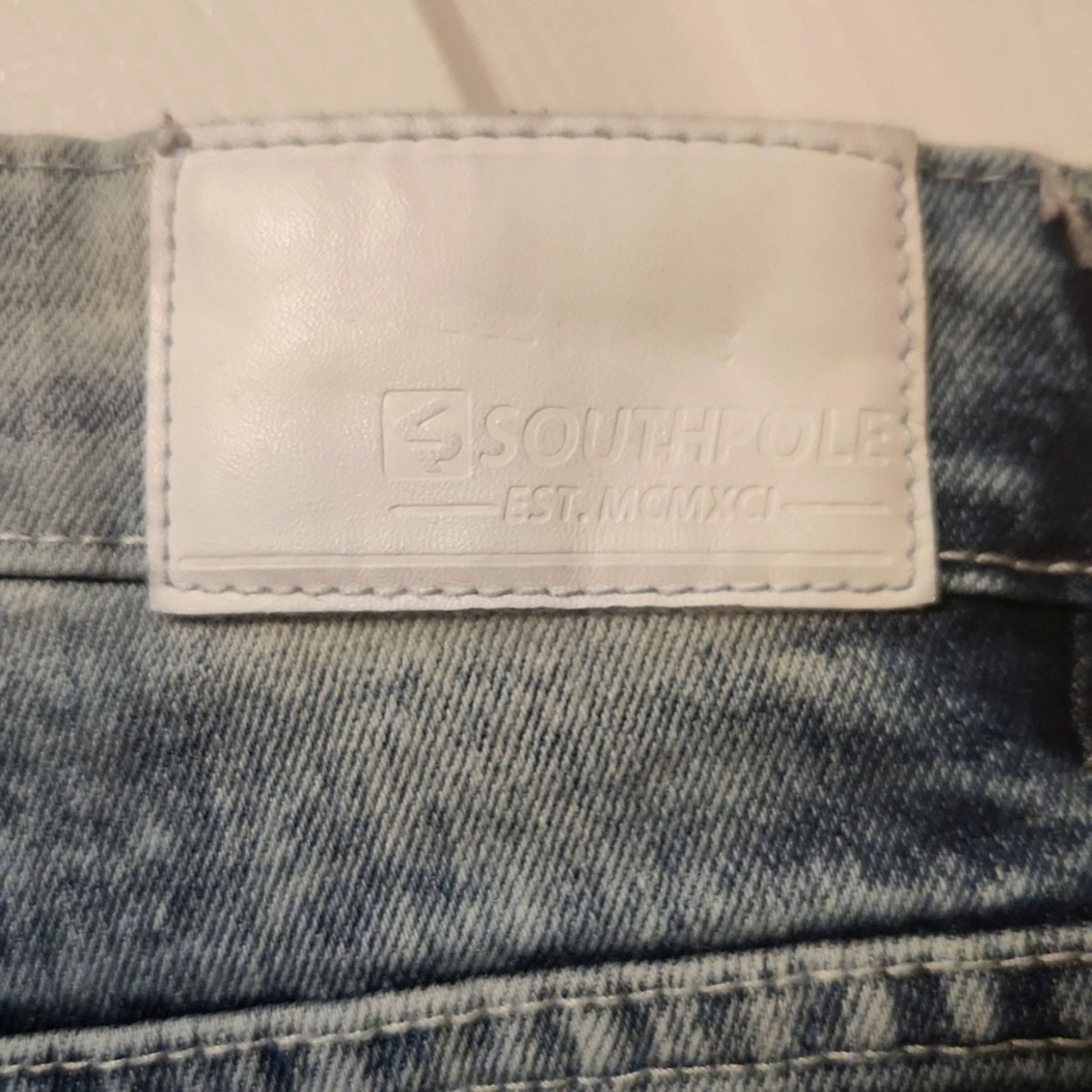 Southpole 90's Southpole jeans Men's 32x32 acid wash skinny jeans Size US 32 / EU 48 - 4 Thumbnail