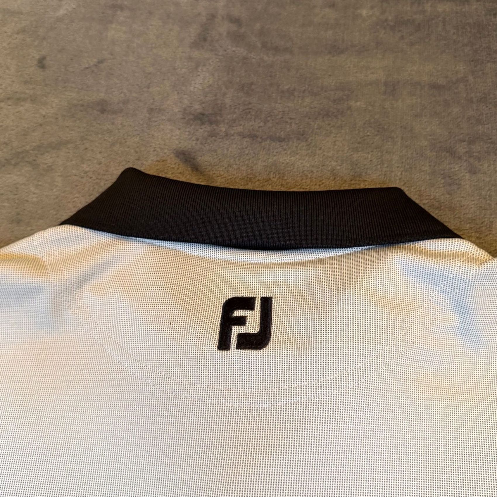 Footjoy FootJoy Performance Polo Shirt Mens XL Gray Contrast Collar Golf Mock Size US XL / EU 56 / 4 - 5 Thumbnail