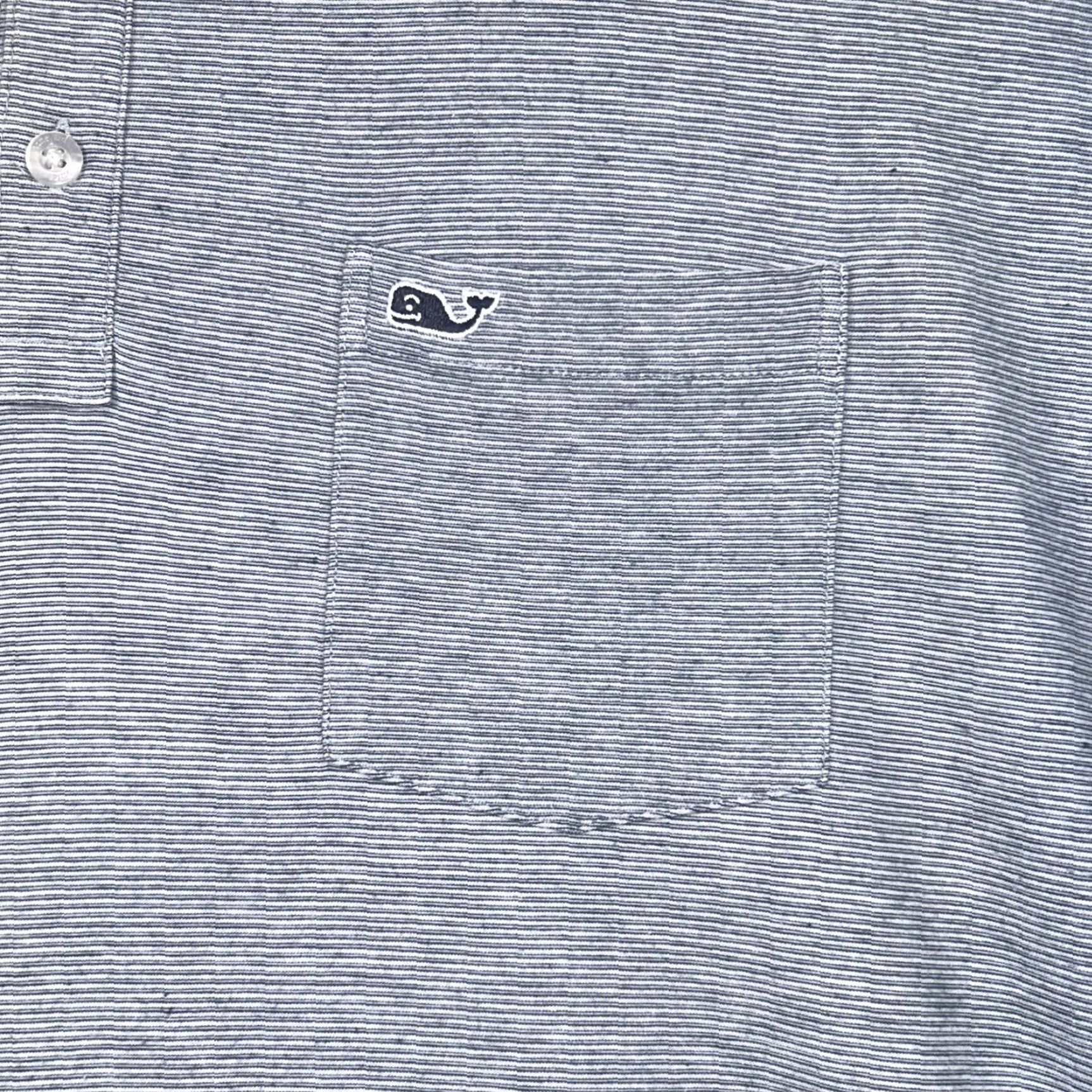 Vineyard Vines Vineyard Vines Edgartown Polo Shirt Mens 2XL Gray Stretch Pocket Shirt Size US XXL / EU 58 / 5 - 4 Thumbnail