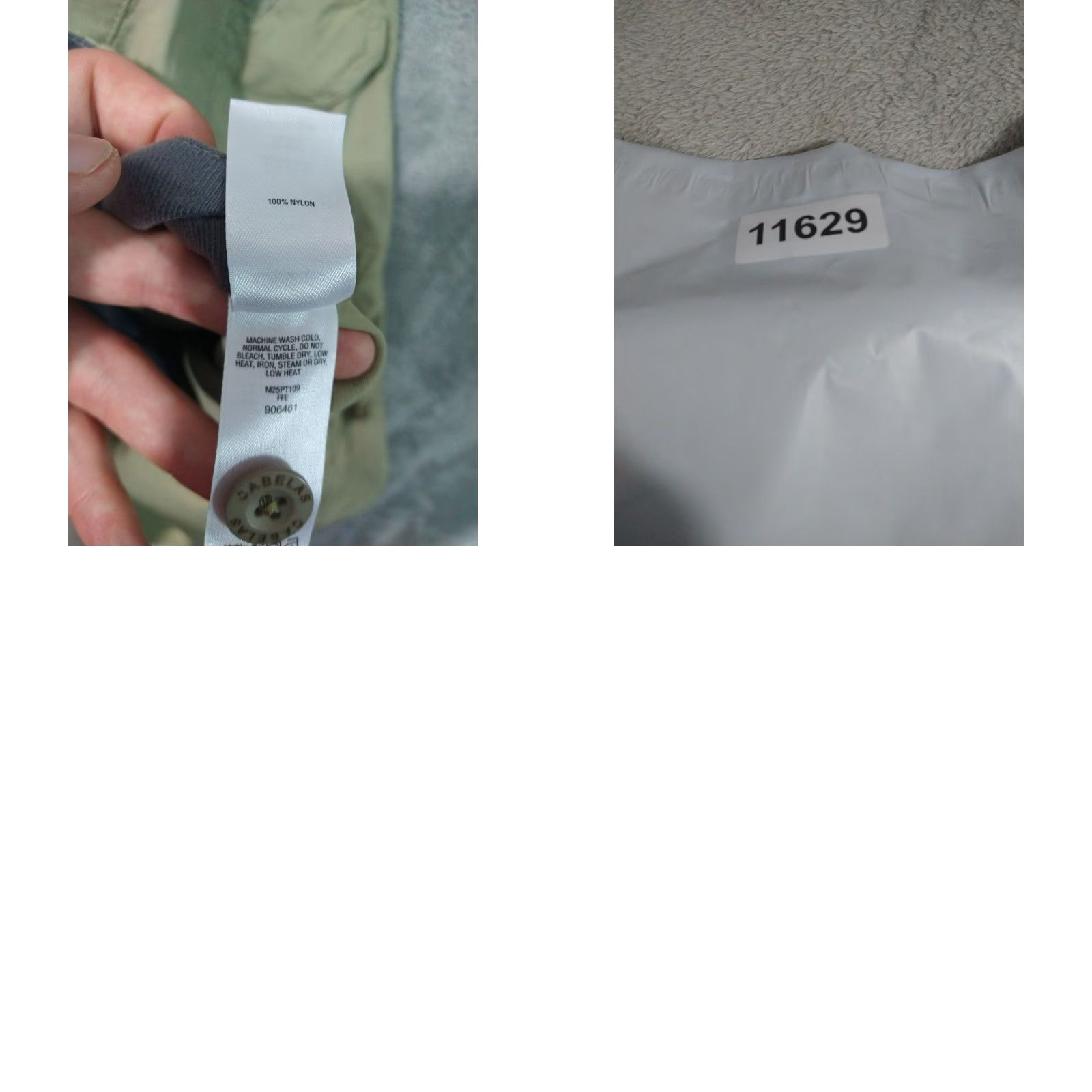 Vintage Cabela's Nylon Cargo Pants Mens 40x30 Beige Convertible Hiking Camping Size US 40 / EU 56 - 8 Thumbnail