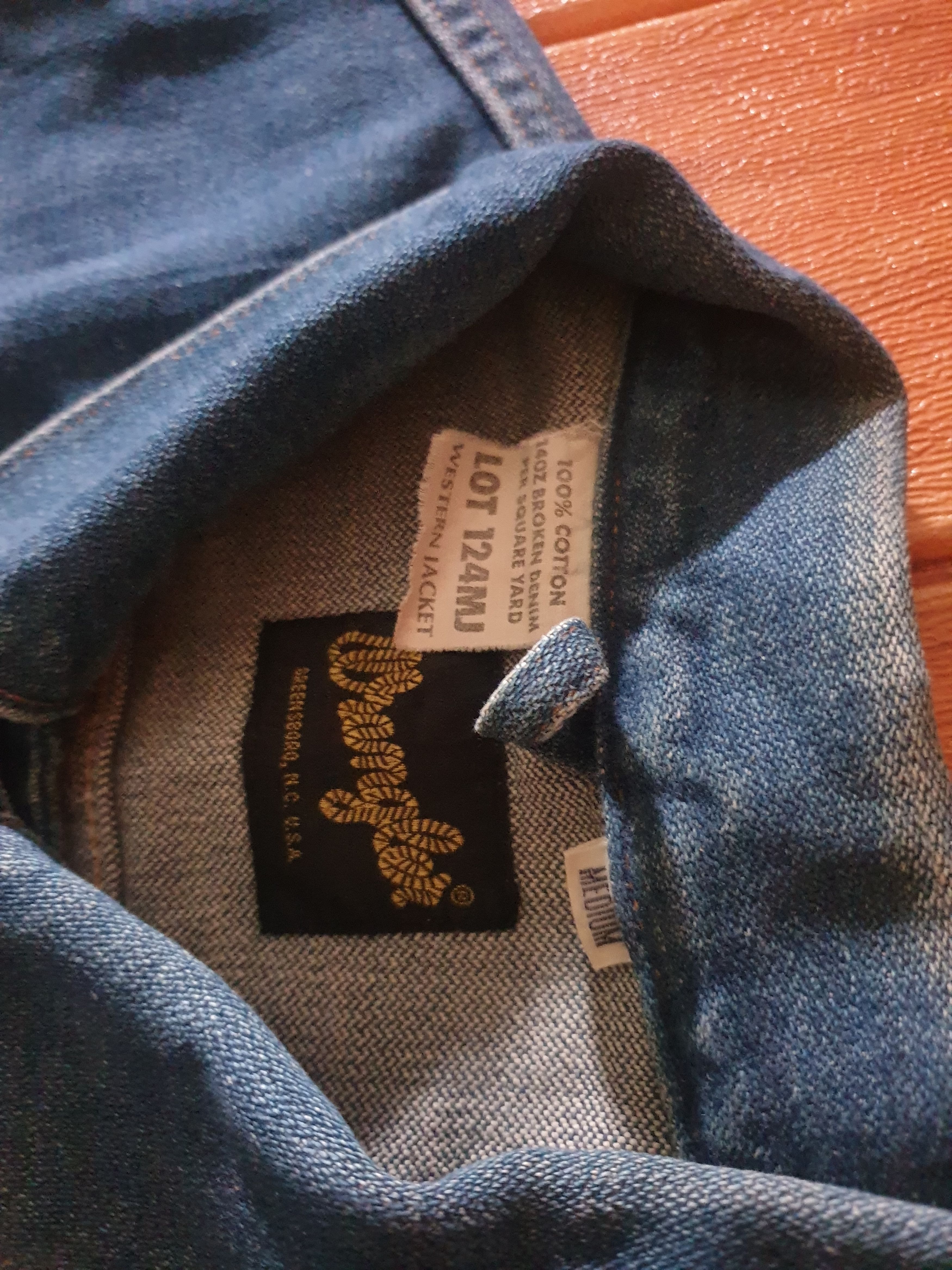 Wrangler 💥Vintage wrangler 124mj blue colour Jacket Size US M / EU 48-50 / 2 - 2 Thumbnail