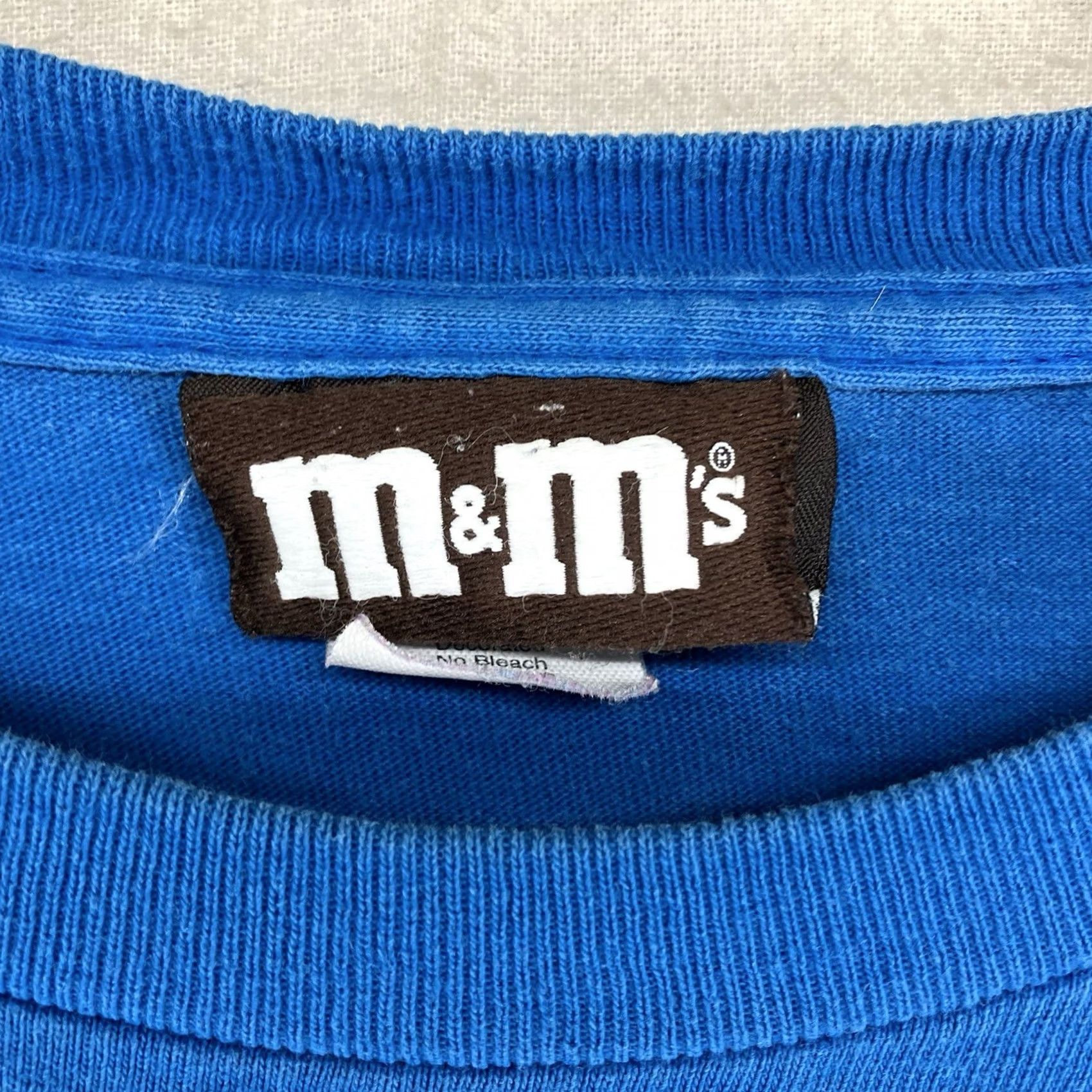 Vintage VINTAGE M&M'S Blue T Shirt XL 1997 Retro Graphic Single Stitch Mens Size US XL / EU 56 / 4 - 4 Thumbnail