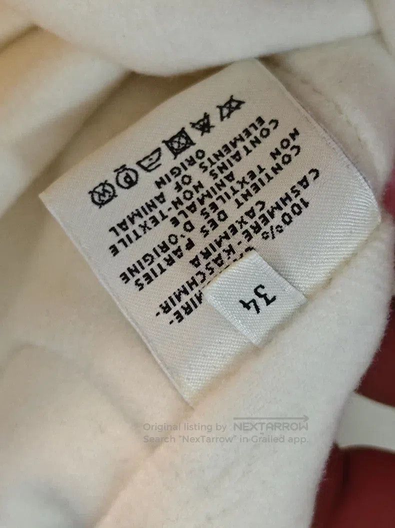 Hermes Hermes White cashmere coat Size XXS / US 00 / IT 34 - 4 Thumbnail