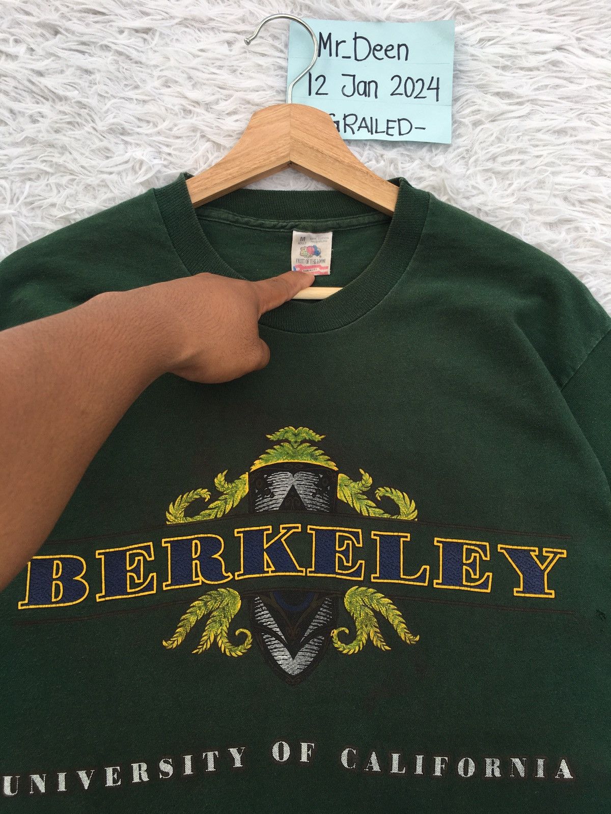 Vintage Rare Vintage Berkeley University of California Tshirt Size US M / EU 48-50 / 2 - 7 Thumbnail