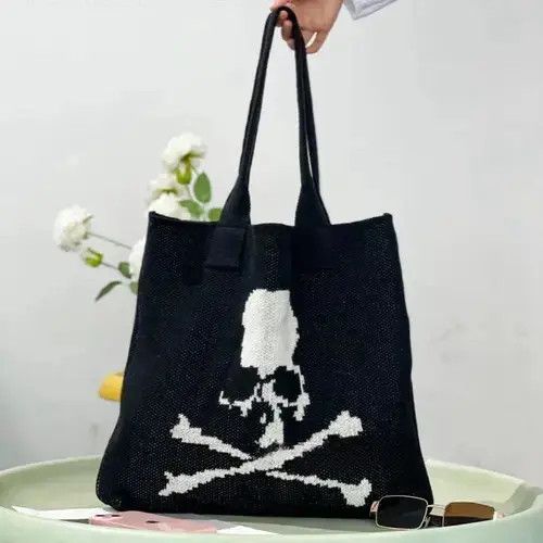 Other Skull Bag Punk Art Tote Shoulder Satchel Size ONE SIZE - 3 Thumbnail