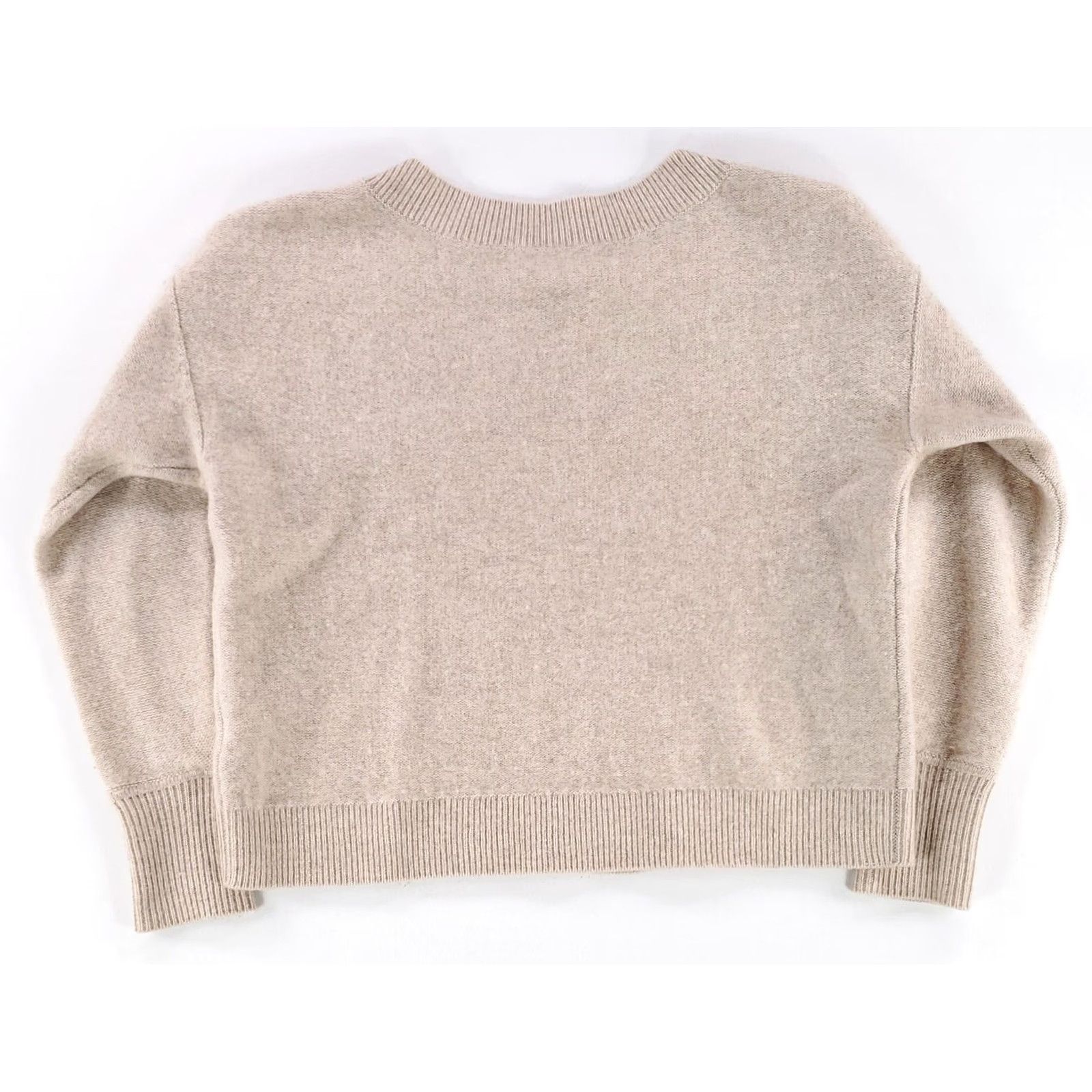 Club Monaco Club Monaco Cashmere Sweater Women XS Beige Cream Tan Pullover Womens XS Size XS / US 0-2 / IT 36-38 - 3 Thumbnail
