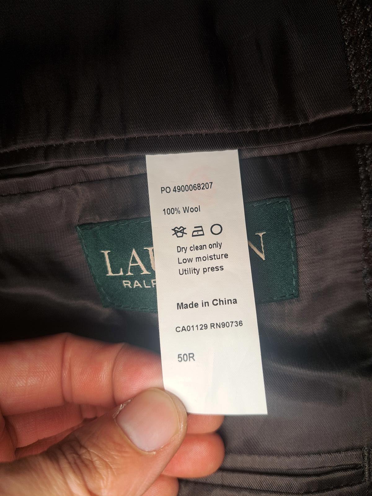 Polo Ralph Lauren Ralph Lauren Sport Coat Mens 50R Gray Glen Plaid Wool Size 50R - 3 Thumbnail