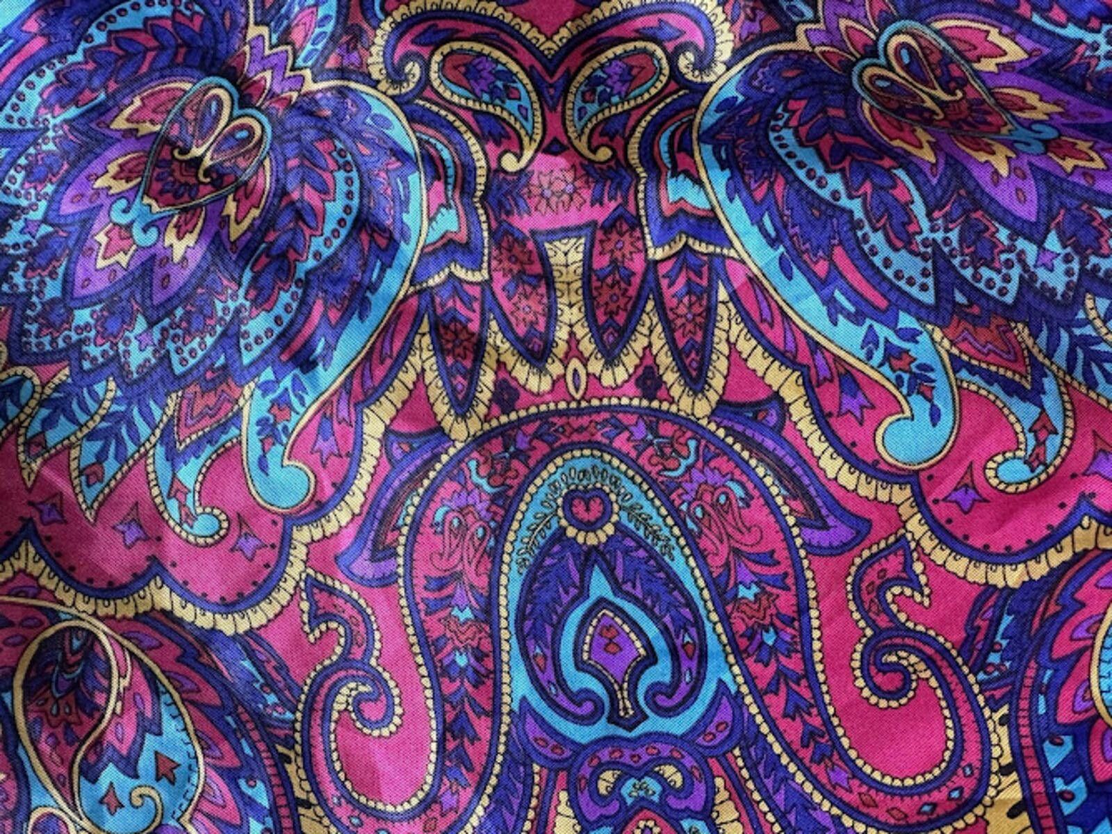 Other Vintage Paisley Bomber Jacket Polyester L Size L / US 10 / IT 46 - 4 Thumbnail