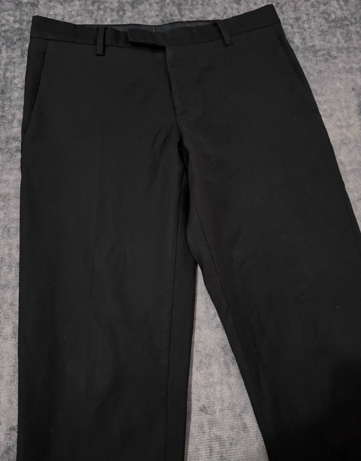Saint Laurent Paris Saint Laurent 15FW Wool Basic Cropped Black Tailored Pants Size US 28 / EU 44 - 3 Thumbnail