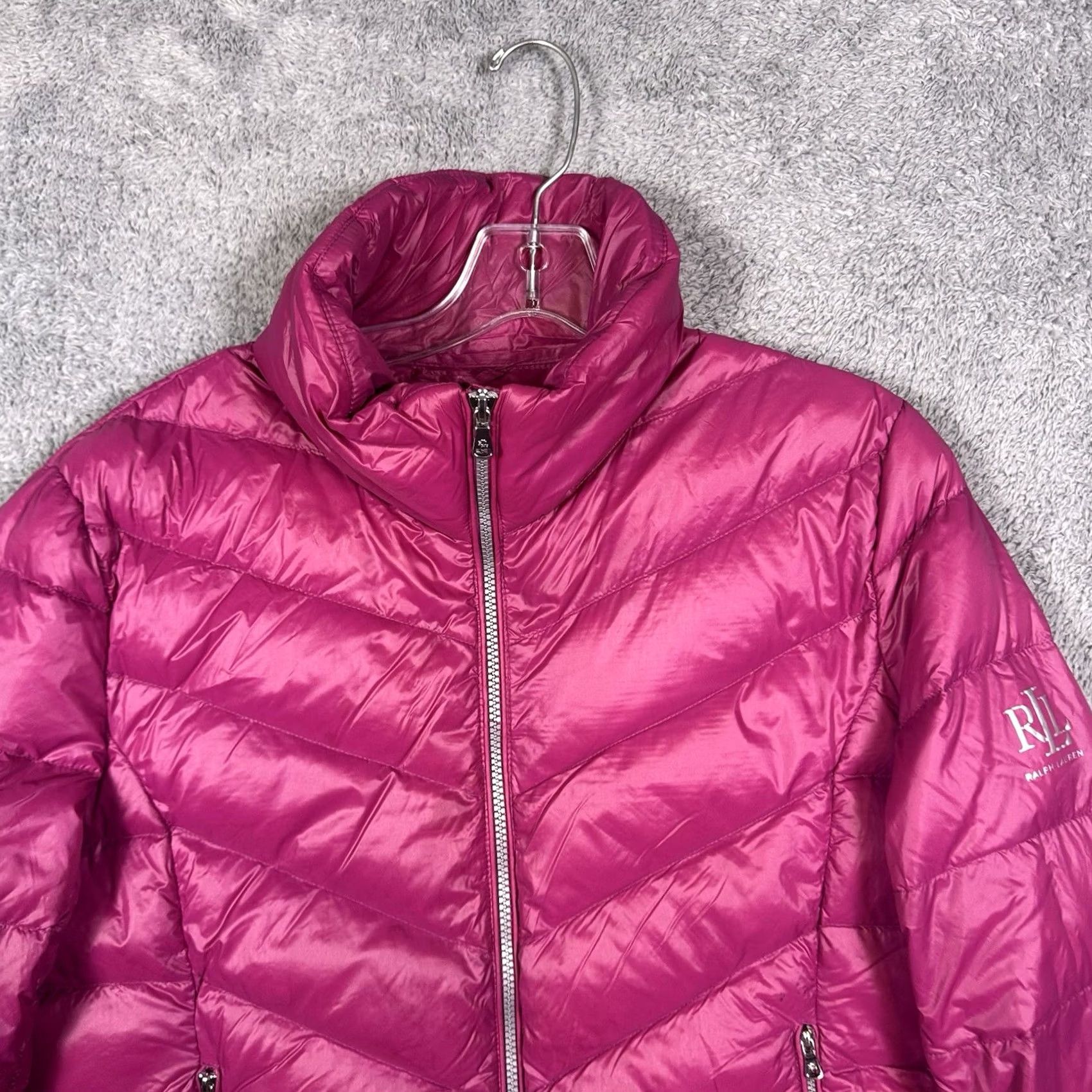 Ralph Lauren Ralph Lauren Black Label Jacket Woman’s XL Down Quilted Puffer Full Zip Insulate Pink Size XL / US 12-14 / IT 48-50 - 4 Thumbnail