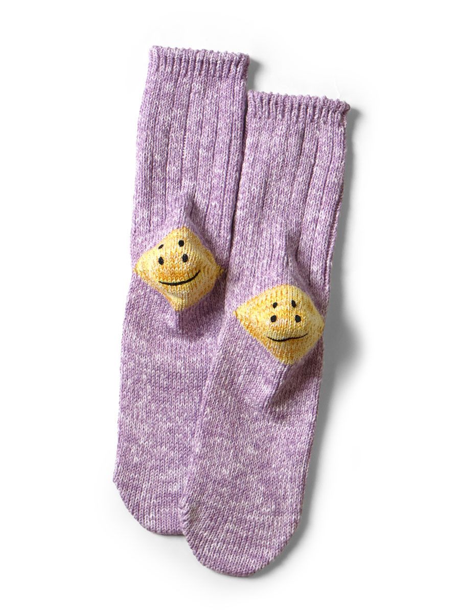Kapital Kapital RAINBOWY HAPPY HEEL Lib Socks Size ONE SIZE - 2 Thumbnail