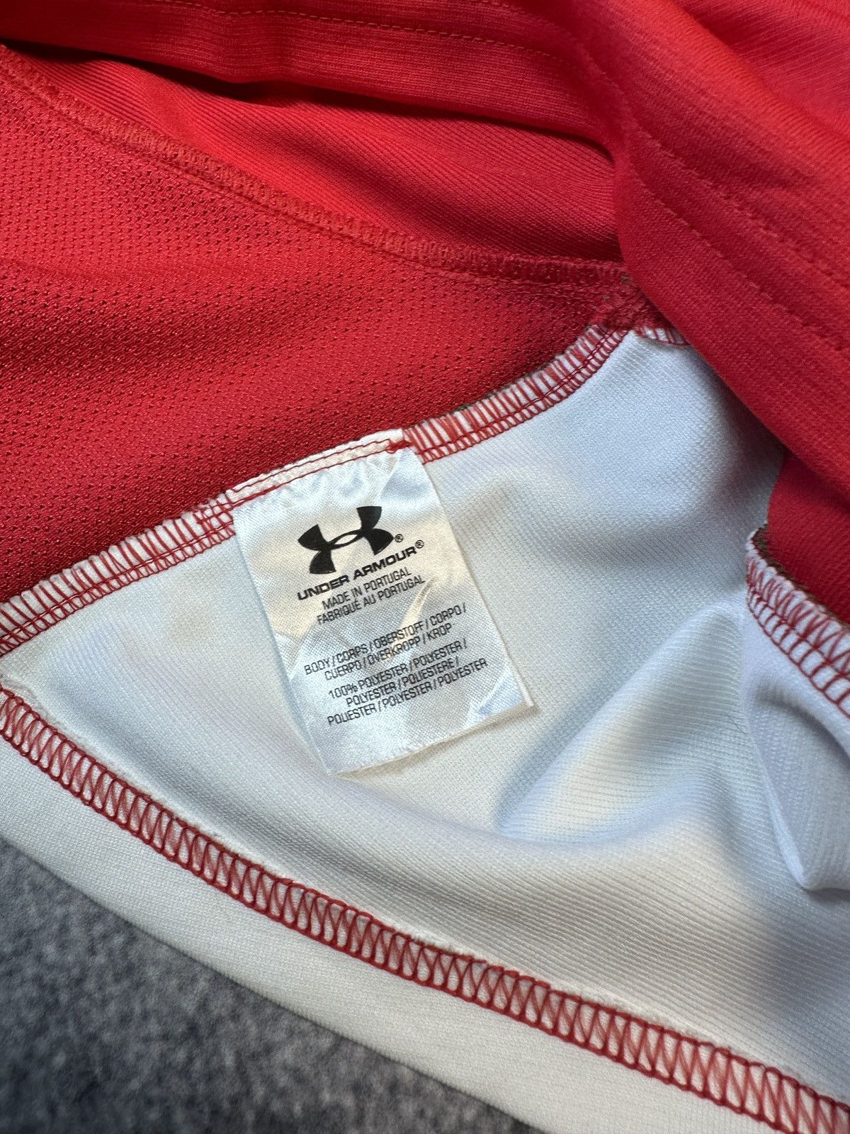 Under Armour × Vintage Vintage Under Armour Wales Rugby Jersey Streetwear Rare 3XL Size US XXL / EU 58 / 5 - 4 Thumbnail