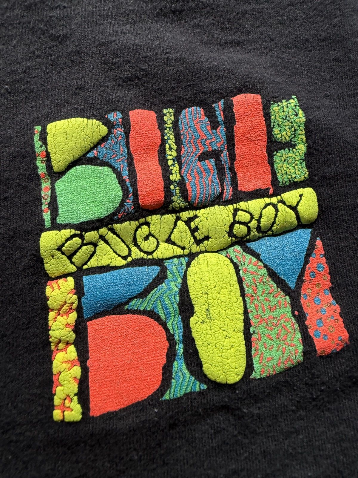 Vintage Vintage 90s Bugle Boy Surfwear Puff Print Graphic Tee Size US S / EU 44-46 / 1 - 9 Thumbnail