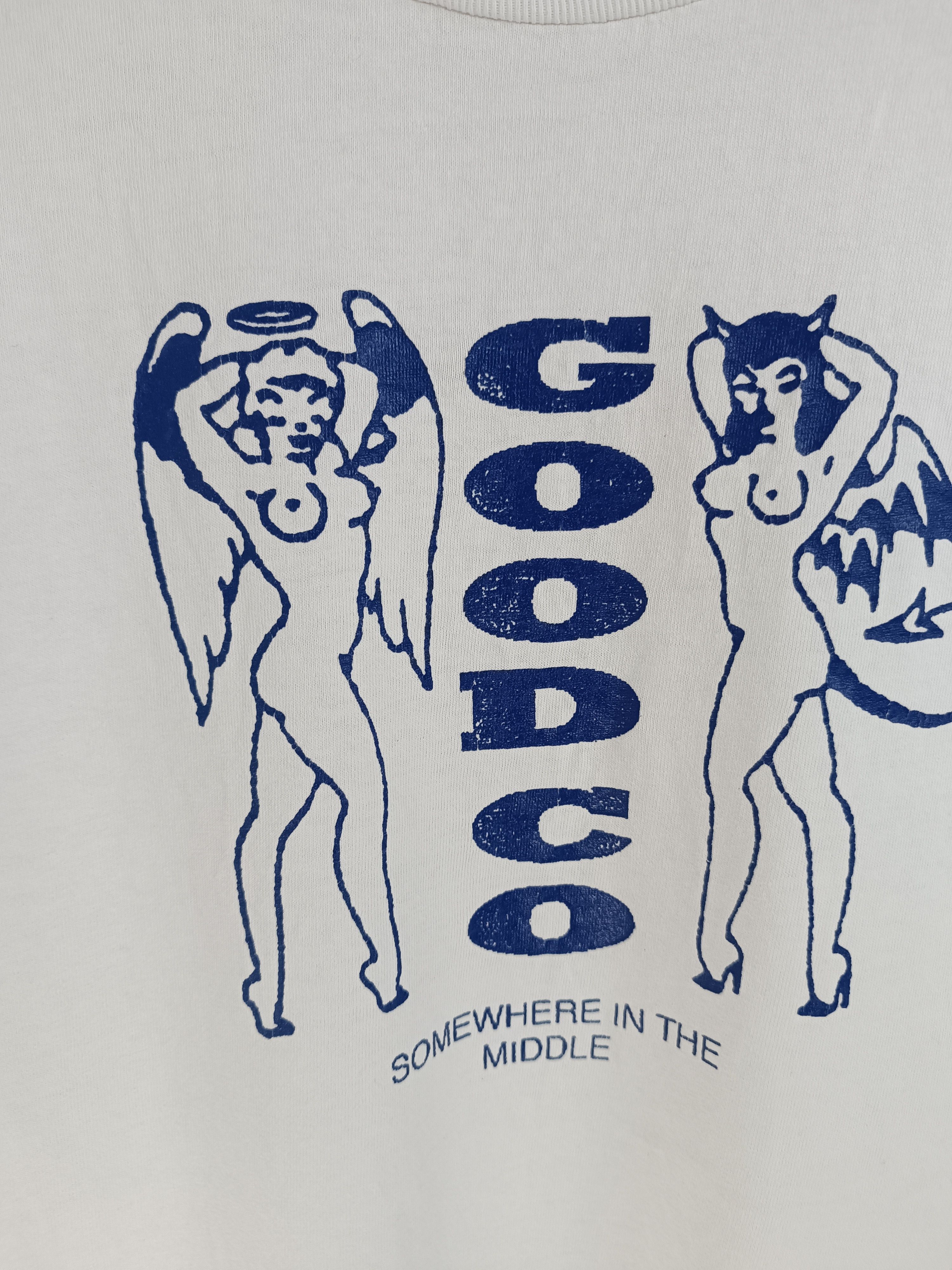 Vintage VINTAGE Y2K THE GOOD COMPANY SEXY DEVIL ADULT TEE VERY RARE Size US L / EU 52-54 / 3 - 9 Thumbnail