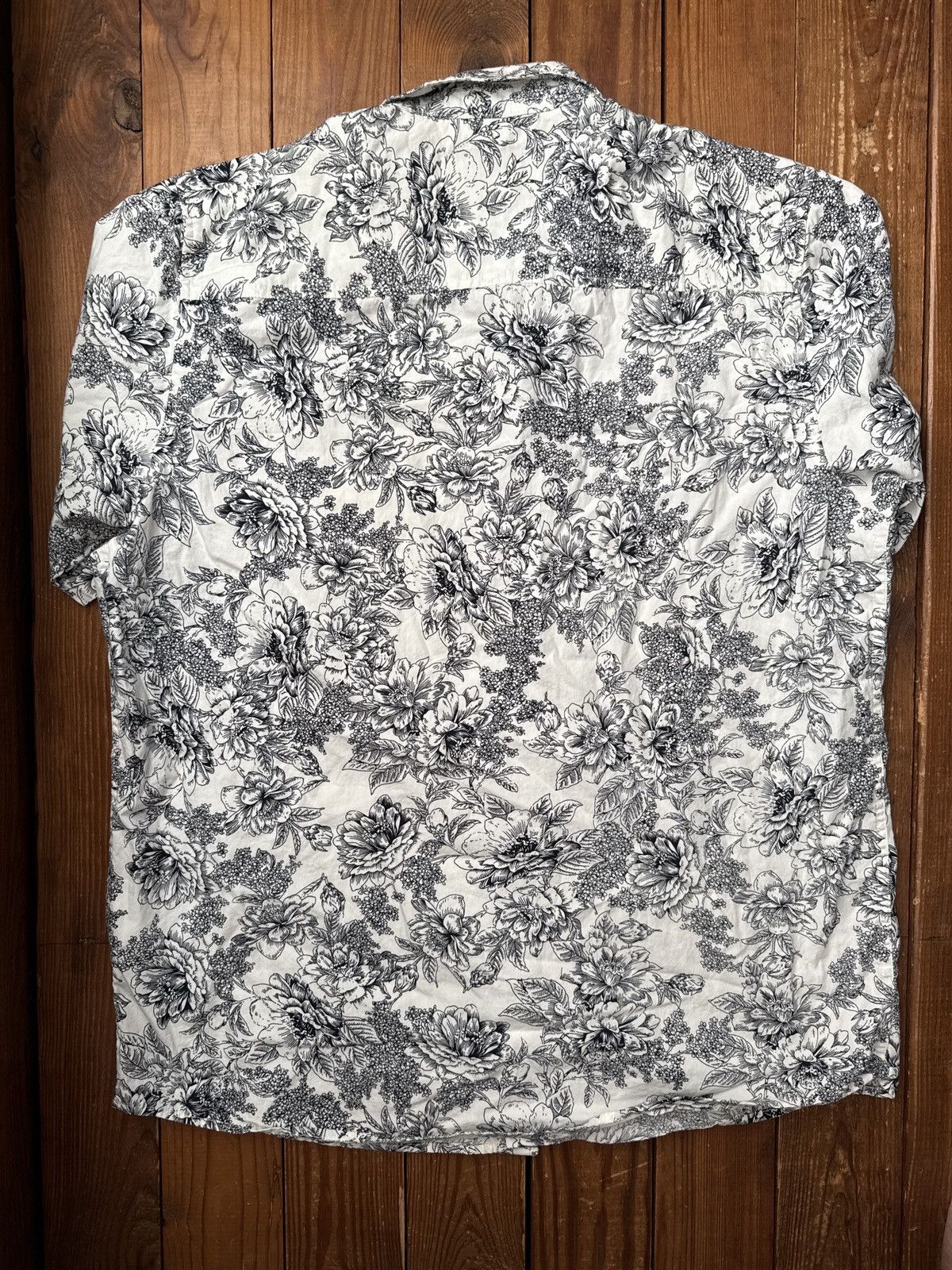 Carhartt Wip Carhartt Work In Progress White Rose Floral Button Shirt Size US L / EU 52-54 / 3 - 3 Thumbnail