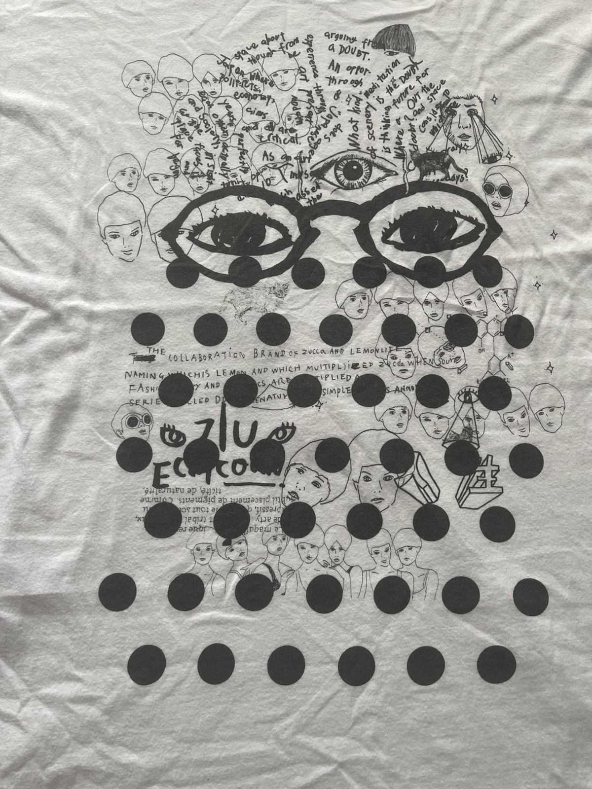 Issey Miyake × Japanese Brand × Zucca VINTAGE ZUCCA LEMONLIFE TEE VERY RARE Size US M / EU 48-50 / 2 - 2 Thumbnail