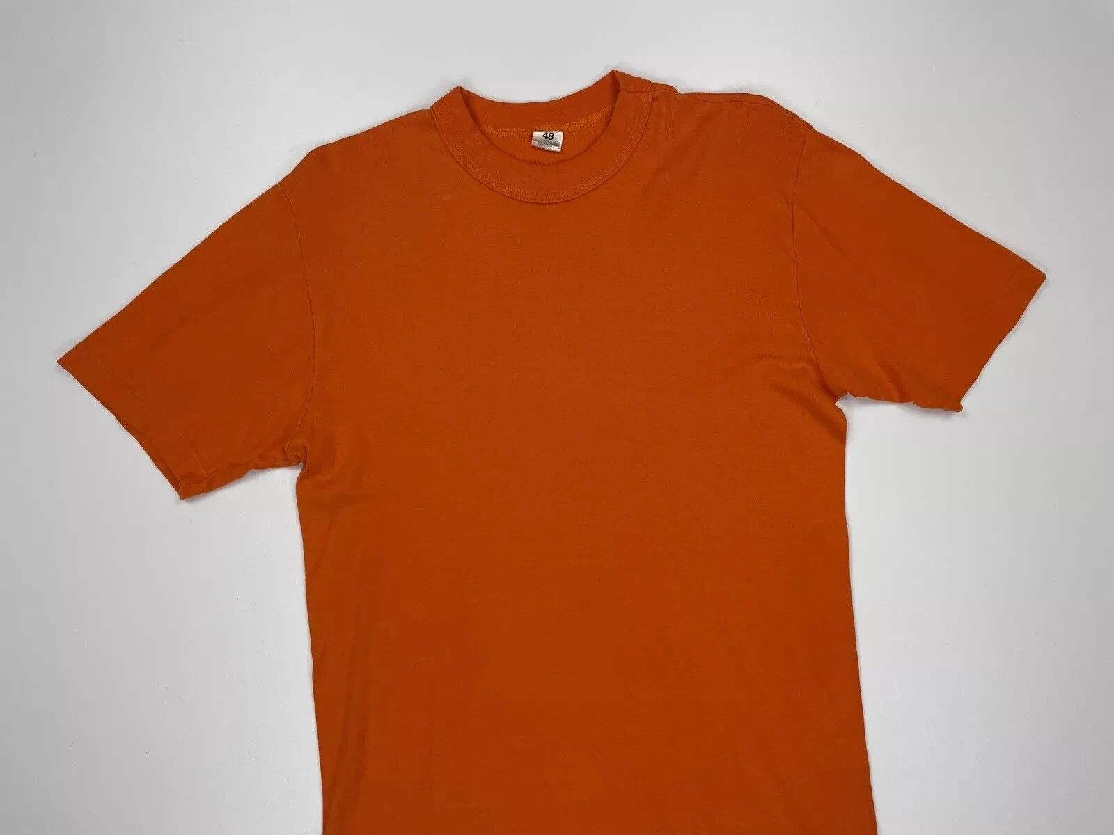 Vintage VINTAGE 1980s 80s SHIRT SINGLE STITCH BLANK BLOKE RETRO Size US M / EU 48-50 / 2 - 5 Thumbnail