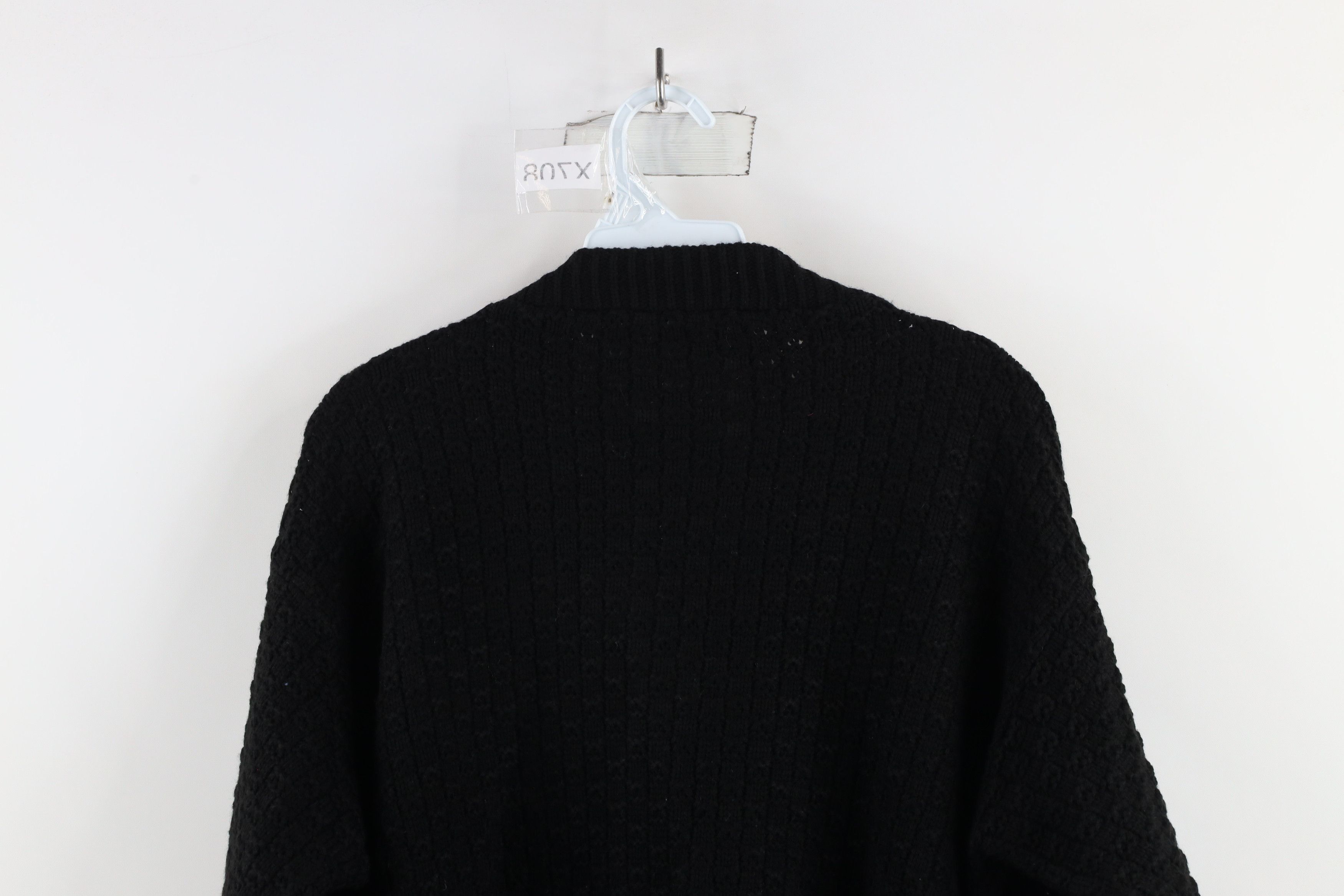 Vintage Vintage 90s Streetwear Fisherman Cable Knit Cardigan Sweater Size L / US 10 / IT 46 - 9 Thumbnail