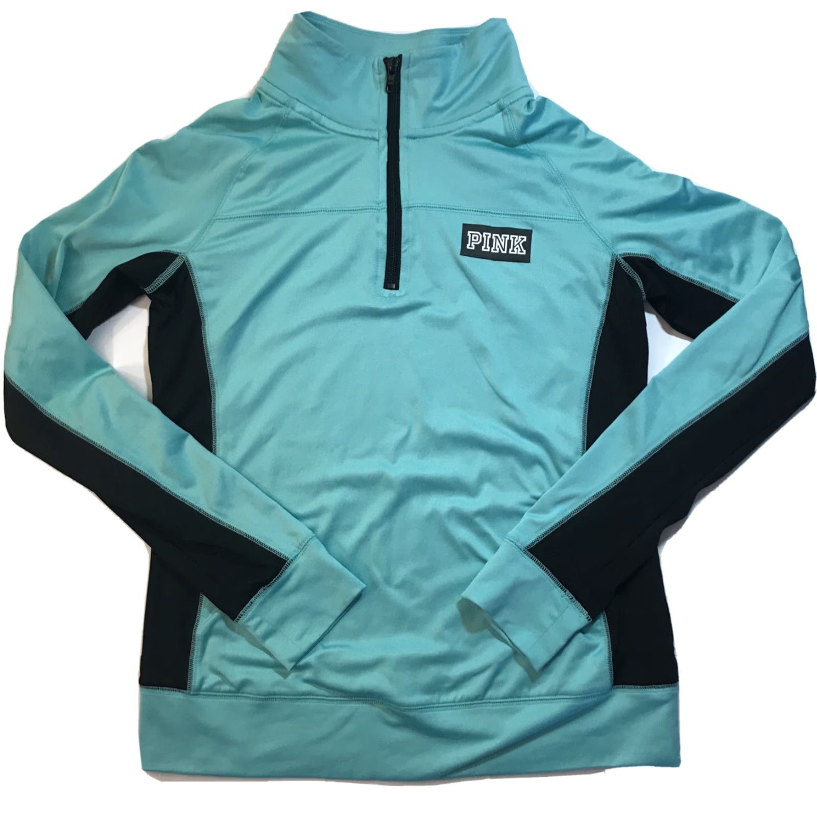 Pinko Pink Victoria Secret Ultimate Athleisure Jacket Sz Small S Green/Black Size S / US 4 / IT 40 - 4 Thumbnail
