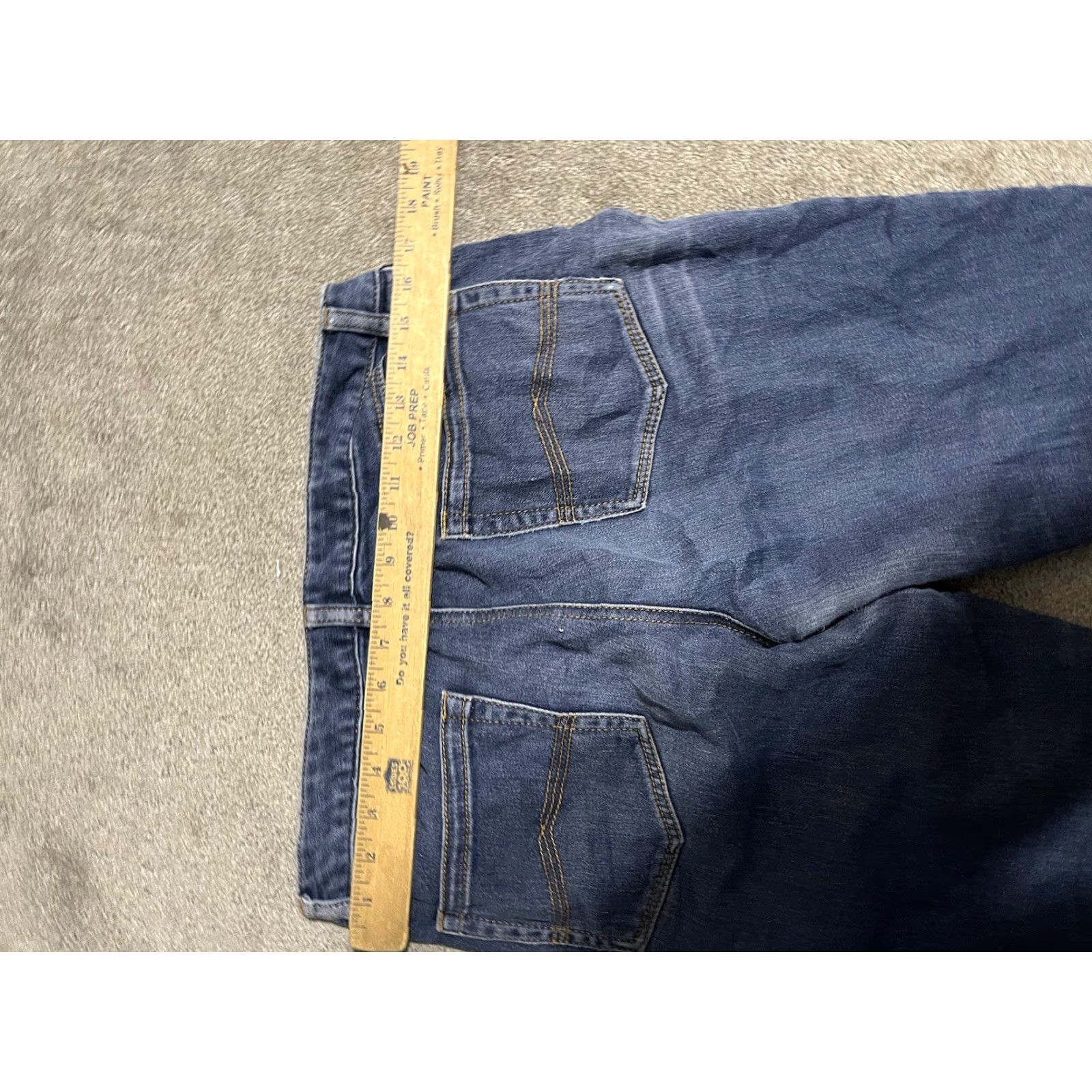 Michael Kors Michael Kors Women's Jeans Bootcut Dark Blue Denim 32 Regular 5-Pocket Design Stretch Pocket Machine Washable Size 24" / US 00 / IT 34 - 6 Thumbnail