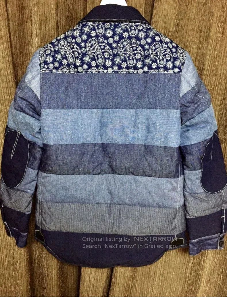Junya Watanabe Junya Watanabe Duvetica Denim Down Jacket. Size US XS / EU 42 / 0 - 2 Thumbnail