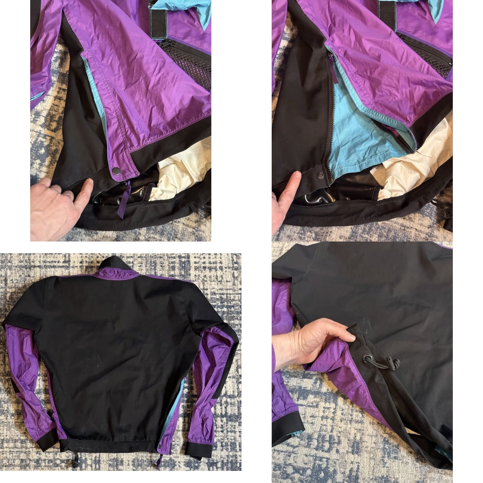 Patagonia VINTAGE Patagonia Windbreaker Jacket S Kayak Canoe 90s Purple Mens Size US S / EU 44-46 / 1 - 8 Thumbnail