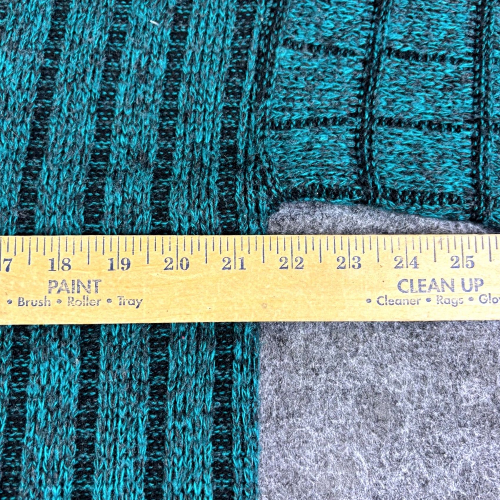 Altea VINTAGE TODAYS NEWS Teal Black Cable Knit Crewneck Sweater Mens L Acrylic Geometric 90s Baggy Crew Neck Mens L Green Size US L / EU 52-54 / 3 - 3 Thumbnail