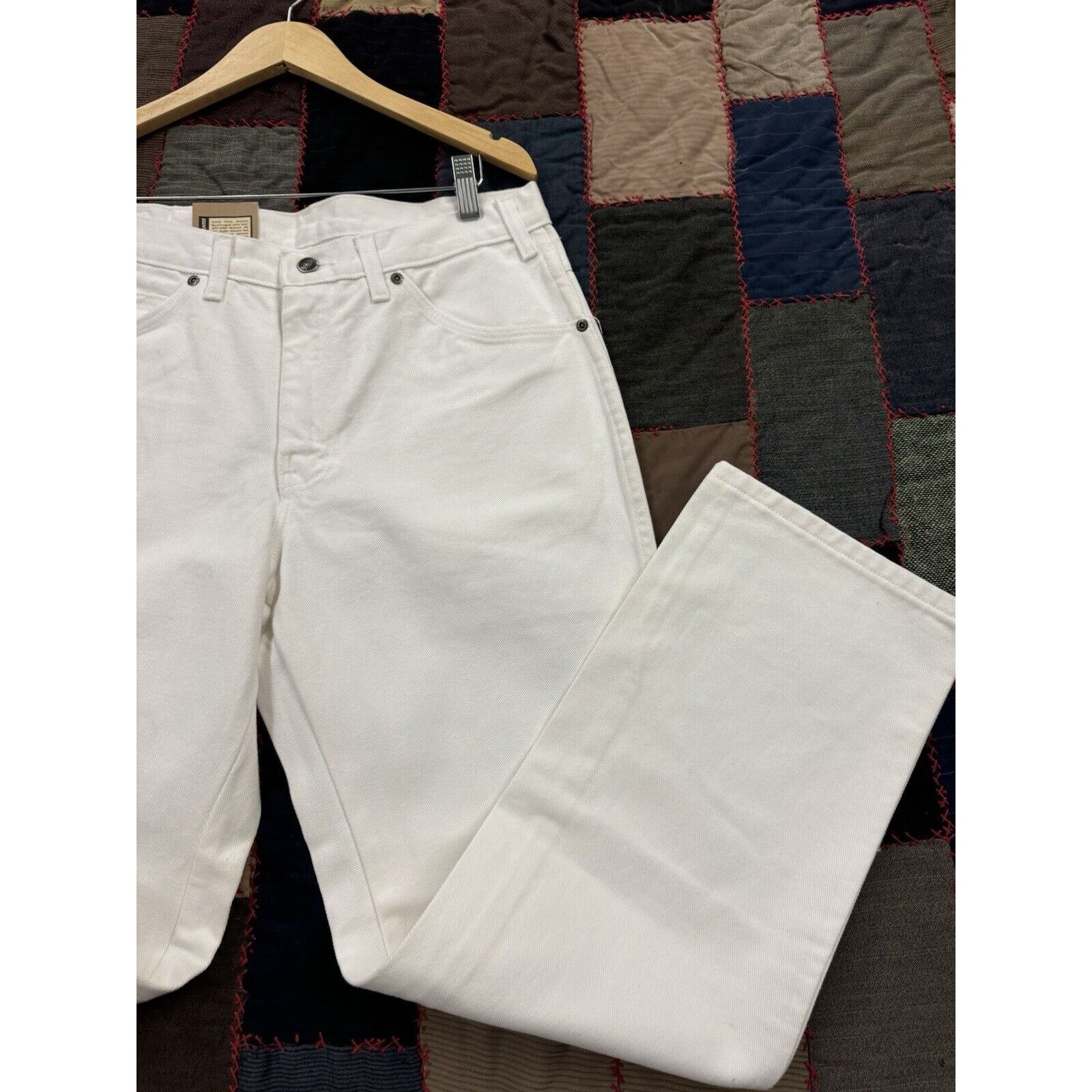Dickies Deadstock 90s Dickies White Carpenter Painter Pant W33 X L30 Size US 33 - 6 Thumbnail