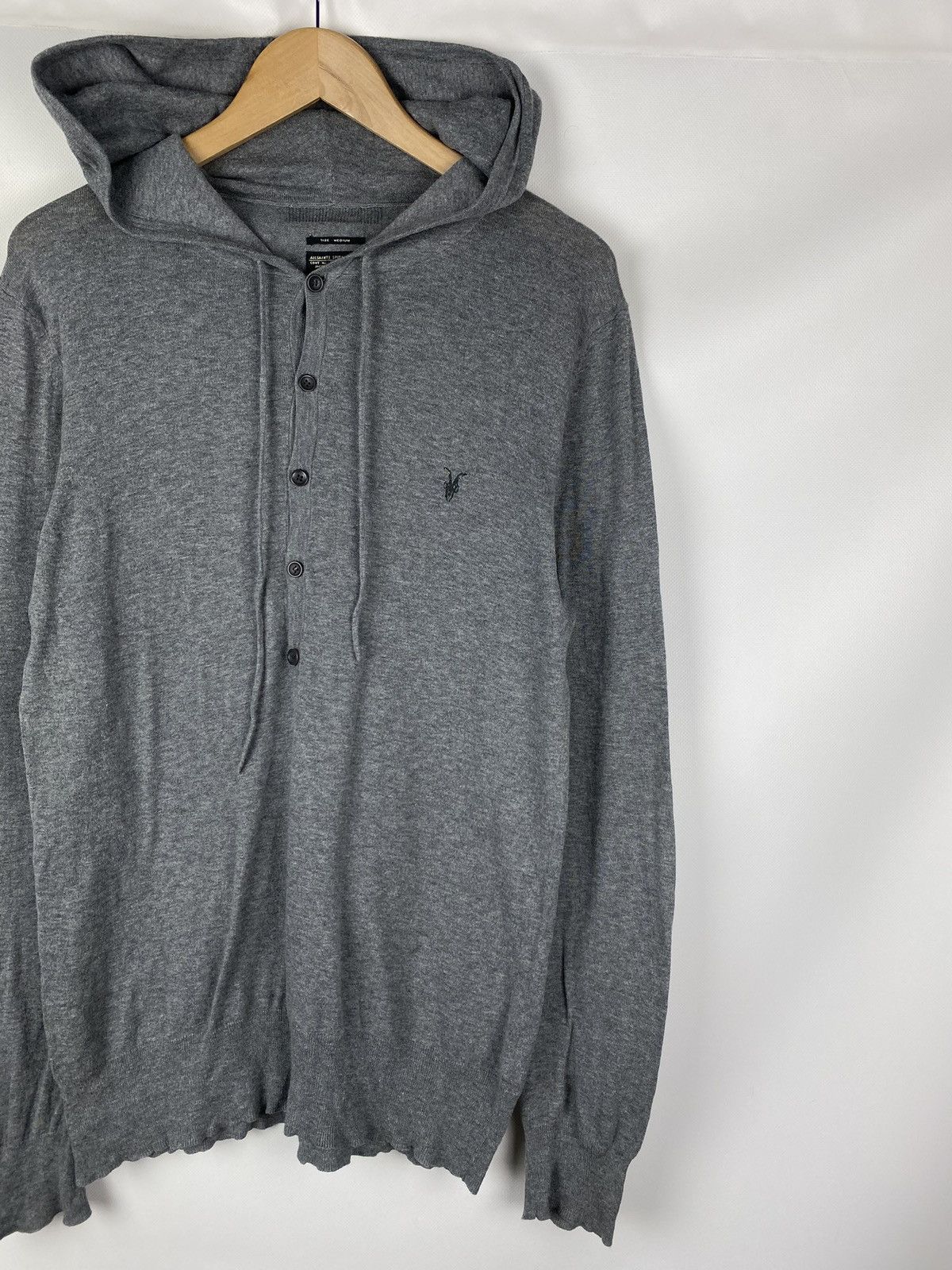 Allsaints Allsaints Devise Button Hoody men’s pullover size M Size US M / EU 48-50 / 2 - 3 Thumbnail