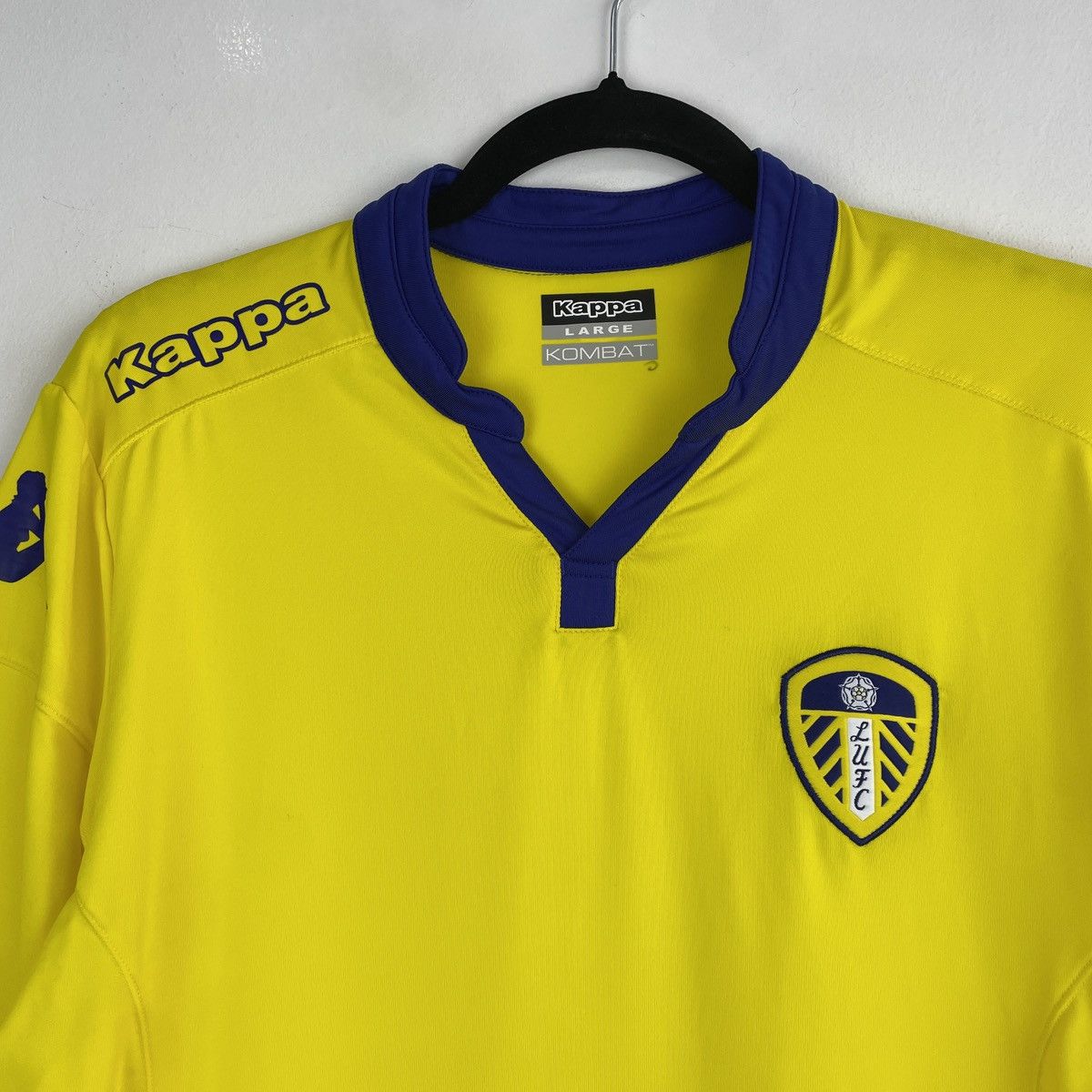 Kappa Leeds United Away Kappa Jersey Shirt 2015/2016 Size US L / EU 52-54 / 3 - 2 Thumbnail