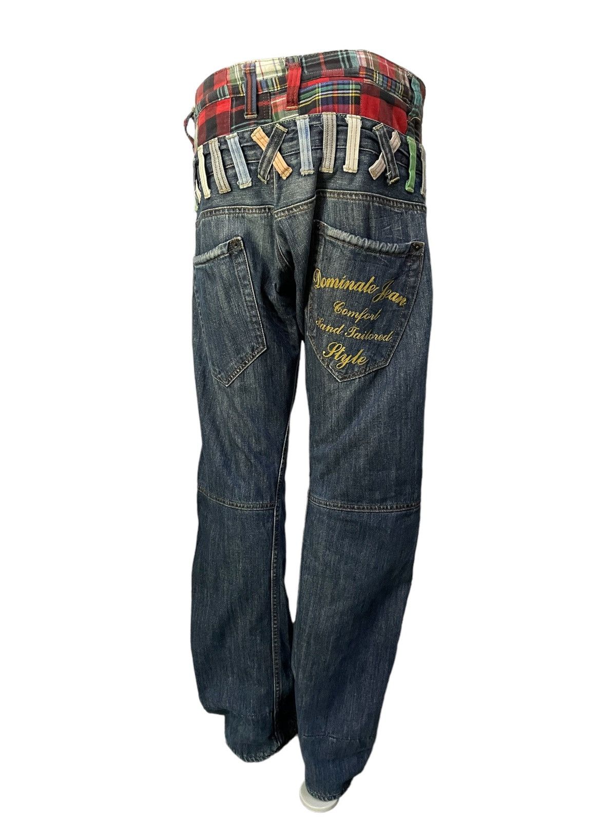 PPFM × semanticdesign Dominate Japan Double Waist Patch Work Double Lined Jeans Size US 32 / EU 48 - 3 Thumbnail