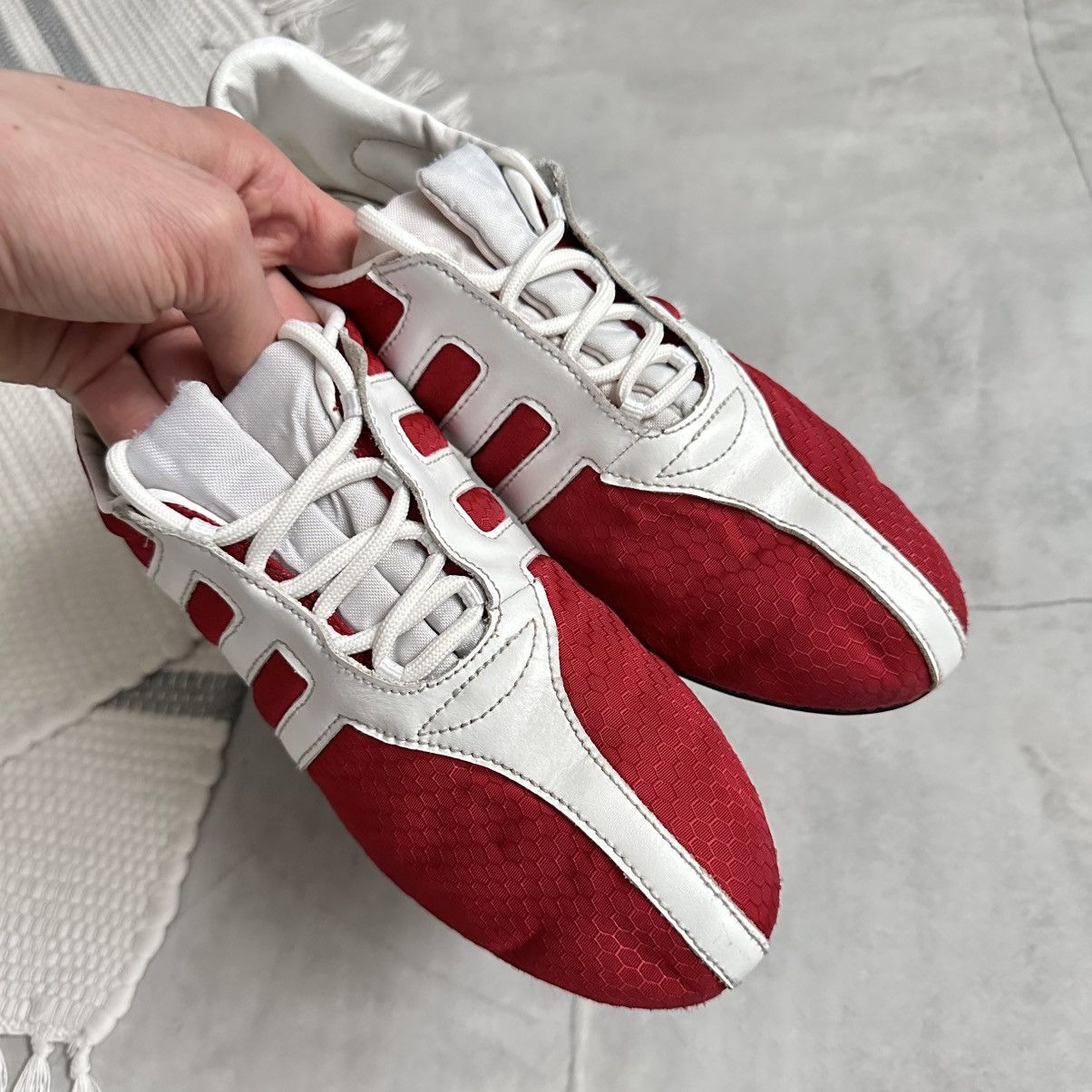 Adidas 2002s Adidas Shosan Lea Yohji Yamamoto Style Boxing Sneakers Size US 7.5 / EU 40-41 - 9 Thumbnail