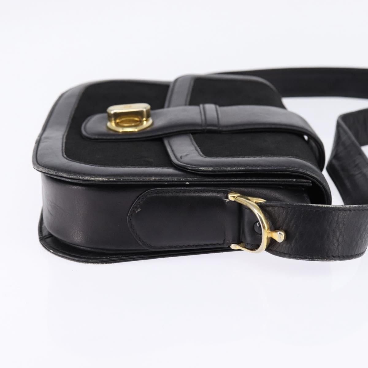 Celine CELINE C Sulky Shoulder Bag Canvas Black Gold Size ONE SIZE - 5 Thumbnail