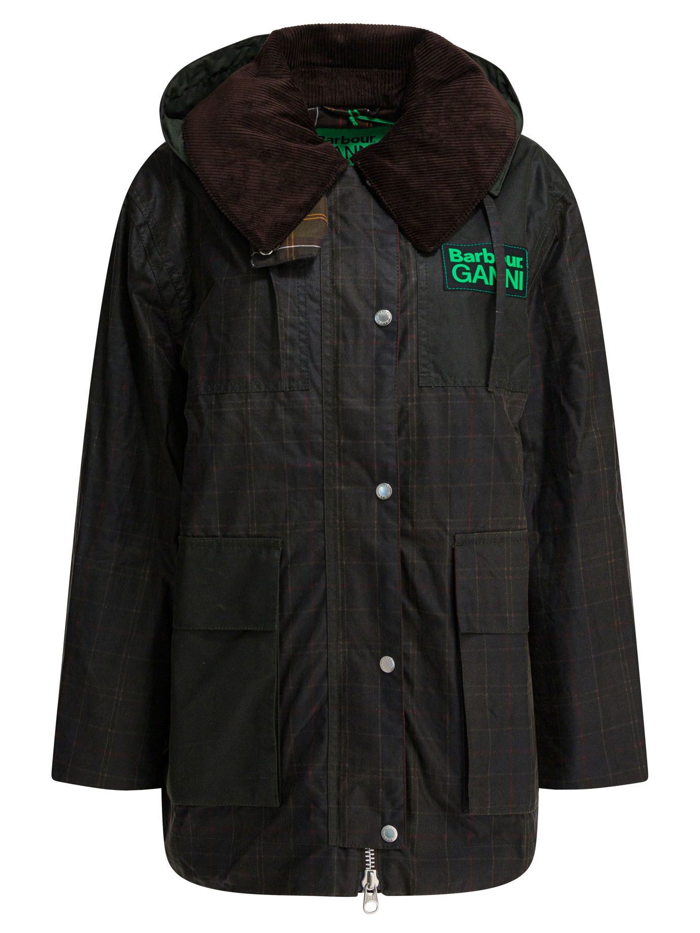 Barbour Barbour Barbour X Ganni Waxed Jacket tag size 10 Women - USA Duties Paid Size L / US 10 / IT 46 - 1 Thumbnail