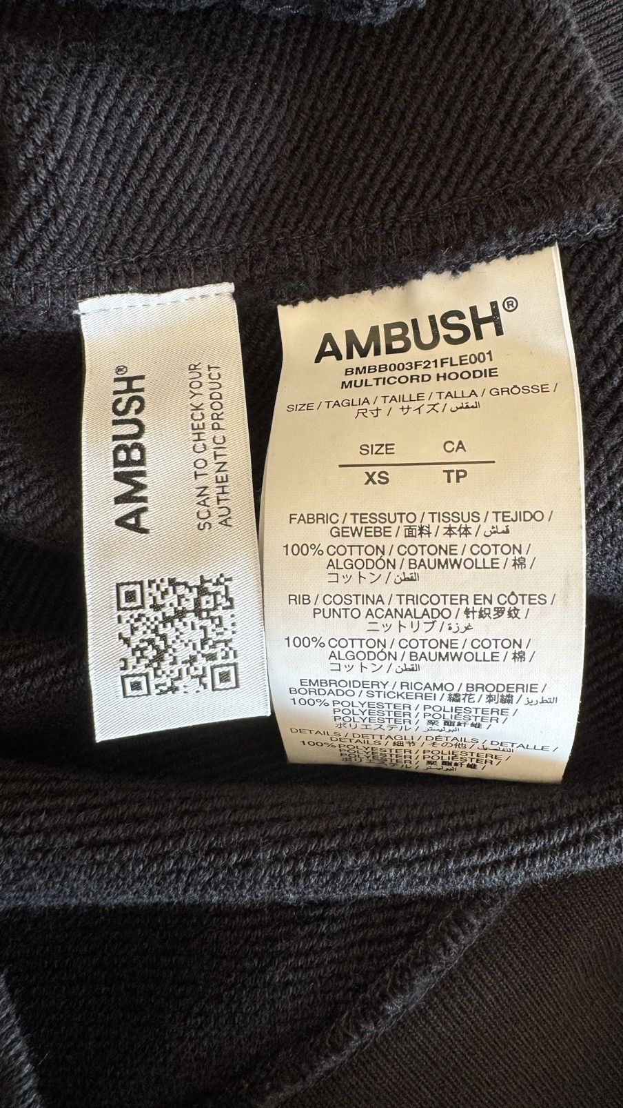 Ambush Design Ambush long sleeve hoodie new with tags black XS S M Size US XS / EU 42 / 0 - 8 Thumbnail