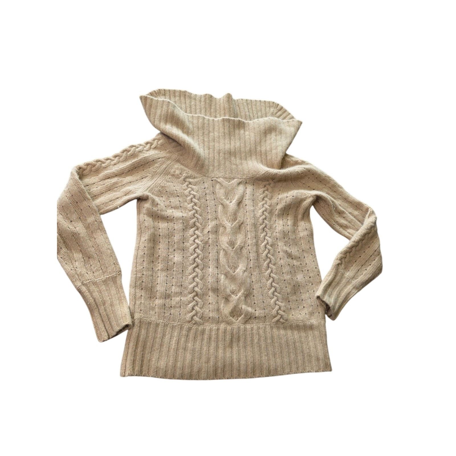 Banana Republic Banana Republic Beige Angora Rabbit Lamb wool Sweater Women Size S / US 4 / IT 40 - 13 Thumbnail