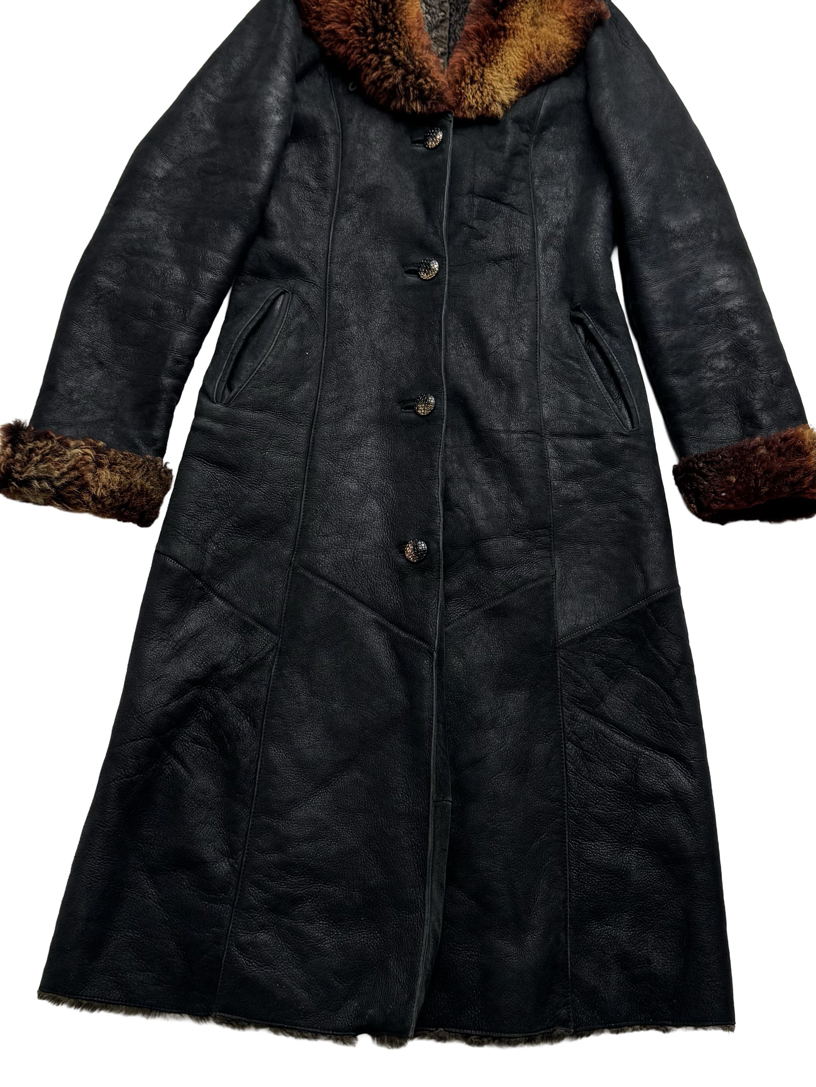 Vintage Vintage Real Sheepskin Coat Size XS / US 0-2 / IT 36-38 - 7 Thumbnail