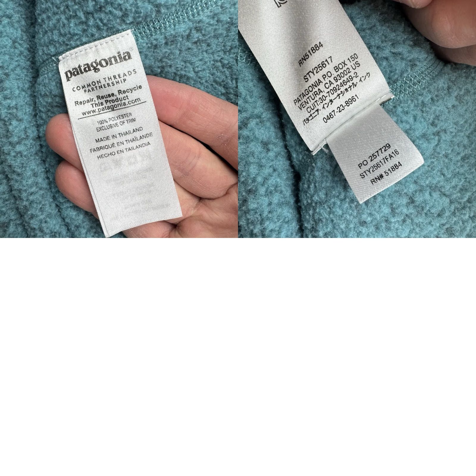 Patagonia Patagonia Better Sweater Womens M Teal Short Zip Collared Fall 2016 Jacket Outdoor Nature Classic Mens Girls Womens Size M / US 6-8 / IT 42-44 - 9 Thumbnail