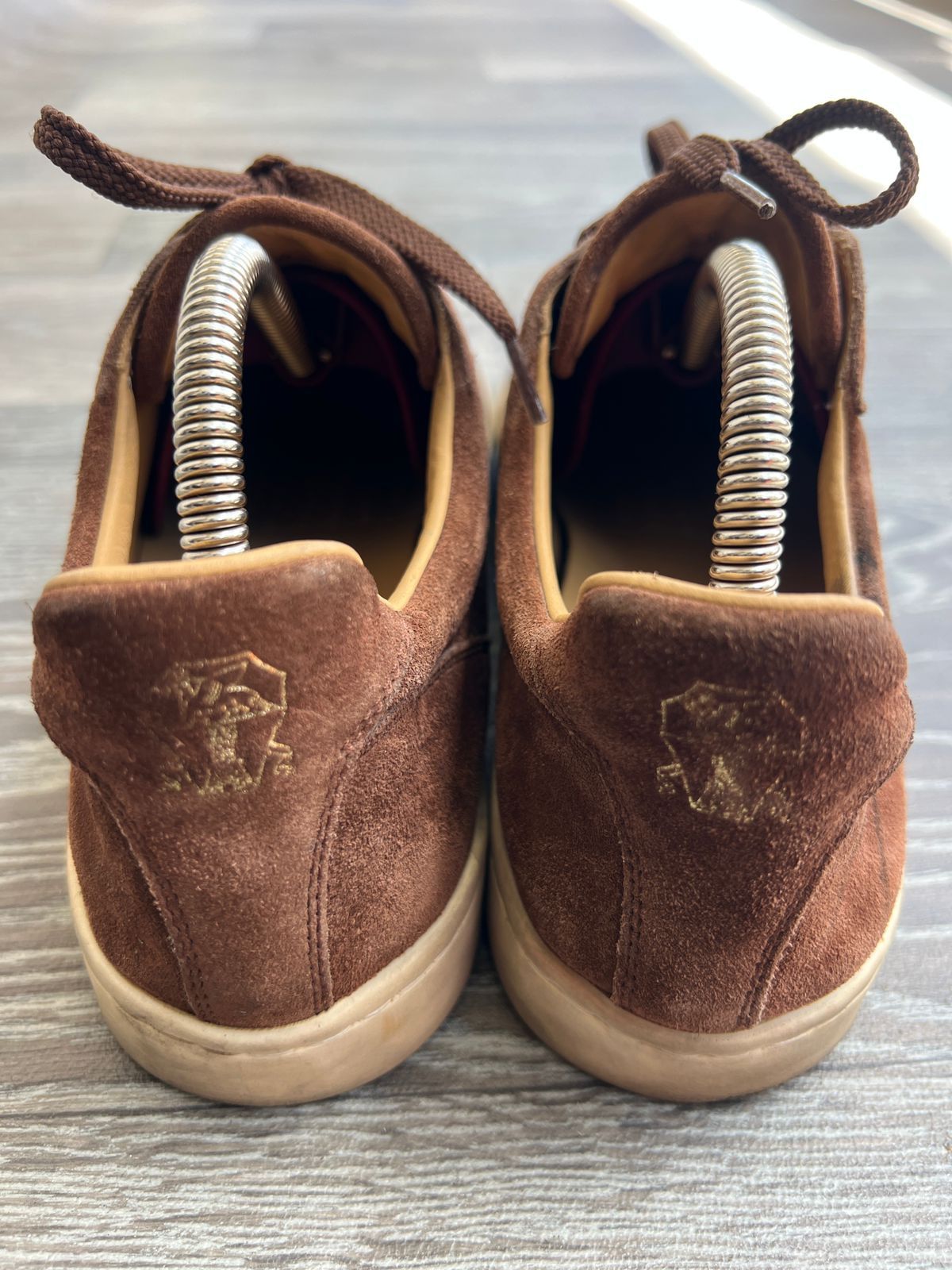 Brunello Cucinelli Brunello Cucinelli Brown Suede Sneakers Sz 40 Size US 7 / EU 40 - 4 Thumbnail