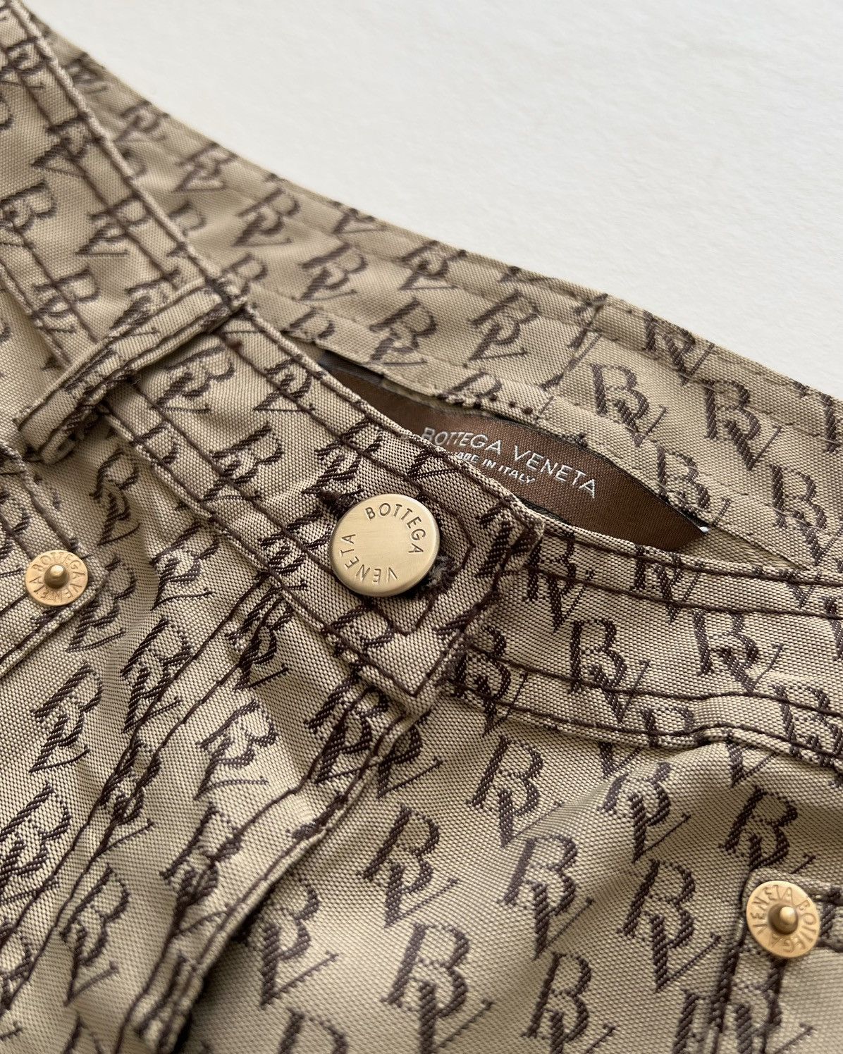 Bottega Veneta BOTTEGA VENETA MONOGRAM TROUSERS Size 26" / US 2 / IT 38 - 4 Thumbnail