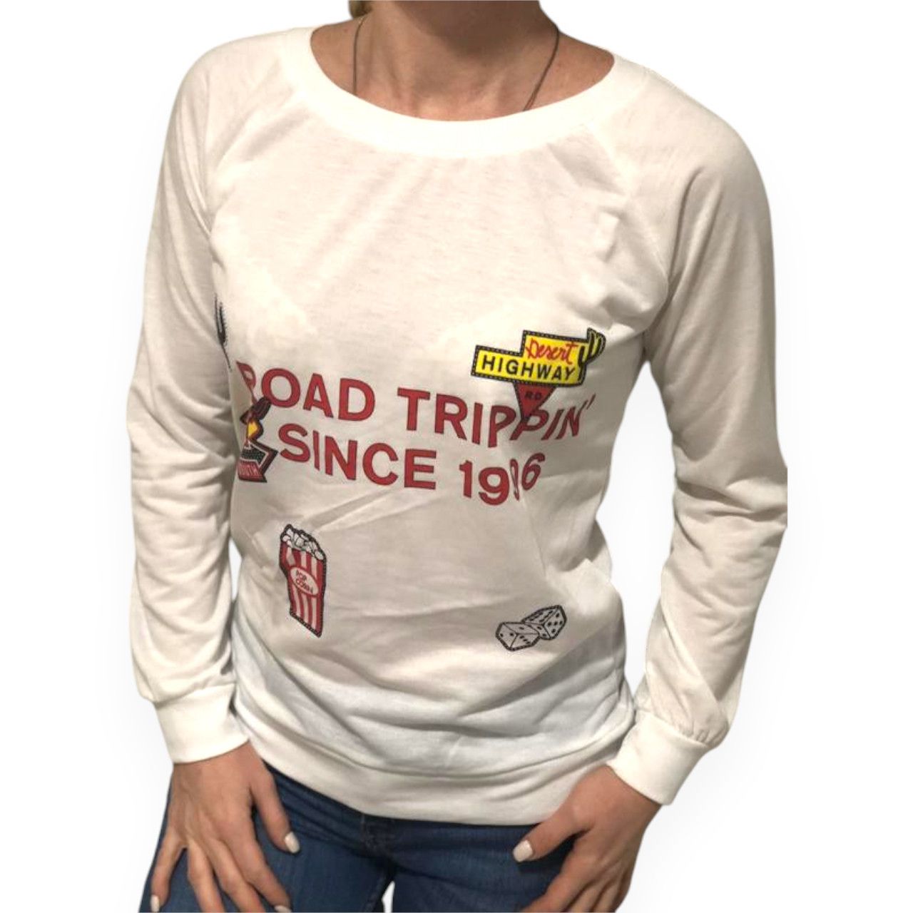 Other y2k White printed Longsleeve sz M Size M / US 6-8 / IT 42-44 - 1 Thumbnail