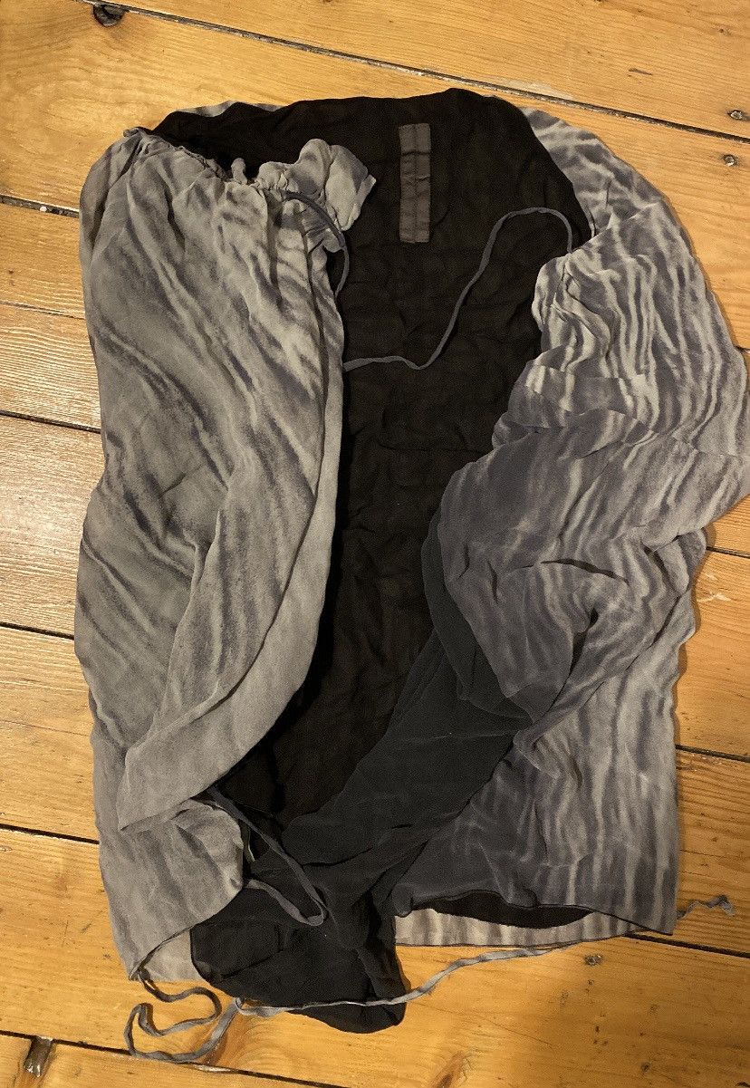 Rick Owens Rick Owens SS07 WISHBONE Archive Silk Layered Asym Skirt Size 27" / US 4 / IT 40 - 2 Thumbnail